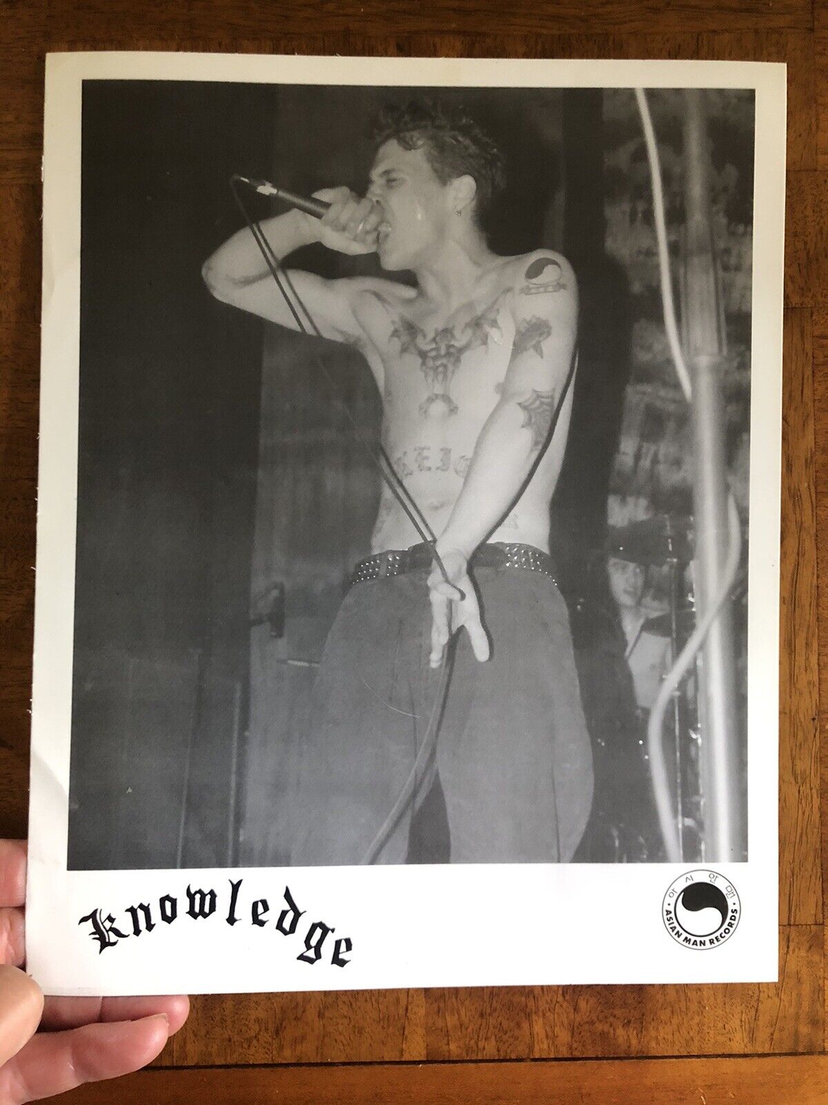 Knowledge Punk Rock Music Group Very Rare Vintage 8x10 Press Photo - Nick Traina