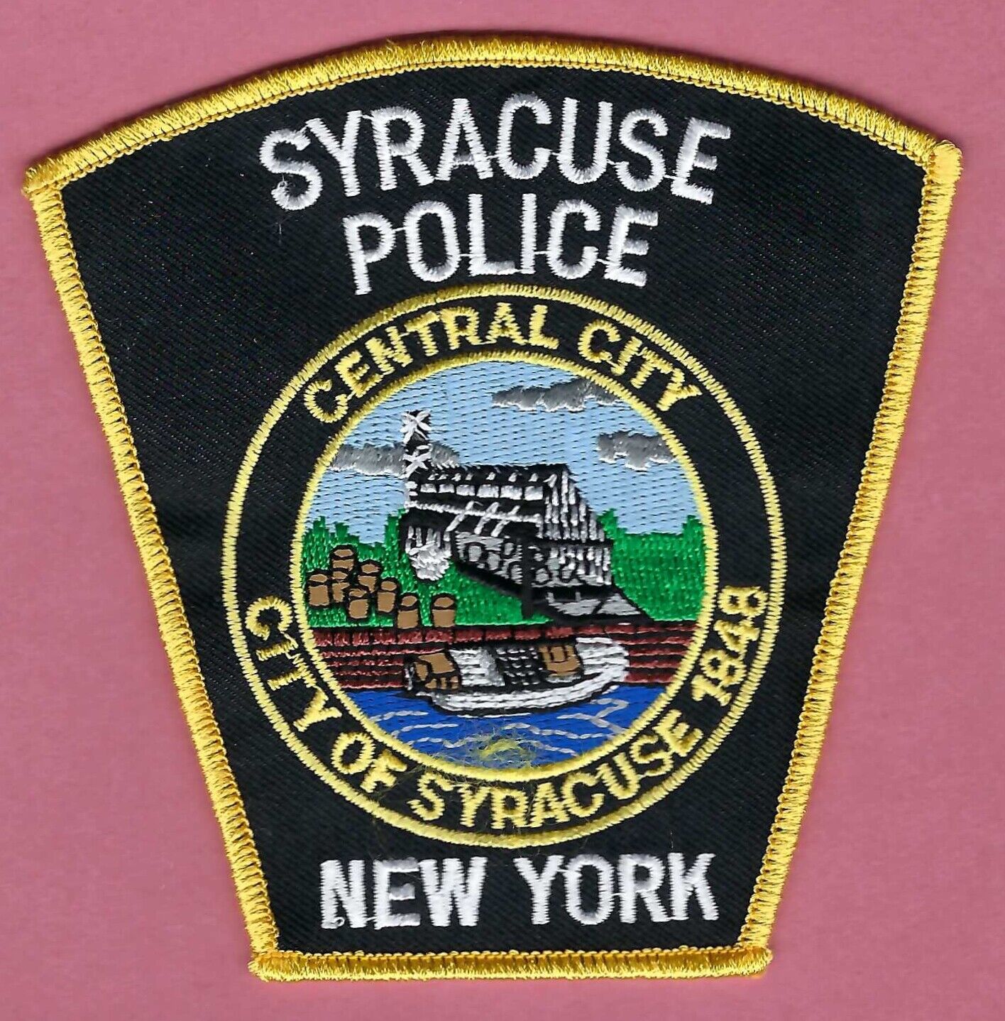 SYRACUSE NEW YORK POLICE SHOULDER PATCH 