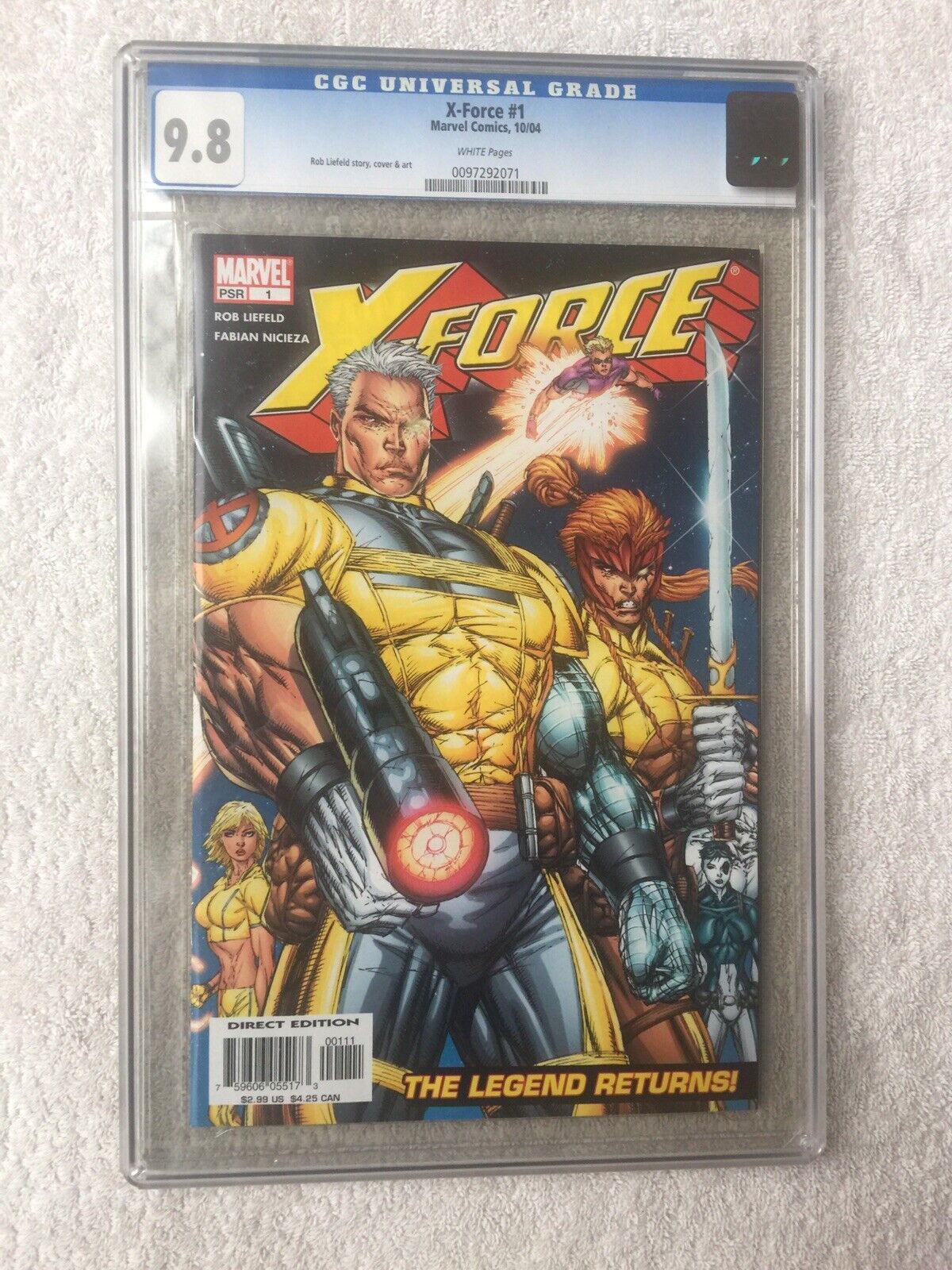X-Force #1 Marvel October 2004 CGC 9.8 NM/MT Rob Liefeld with free 6 books bonus