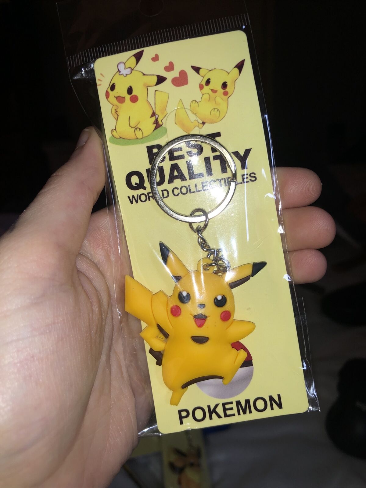 Pokemon Best Quality World Collectibles Pikachu Keychain
