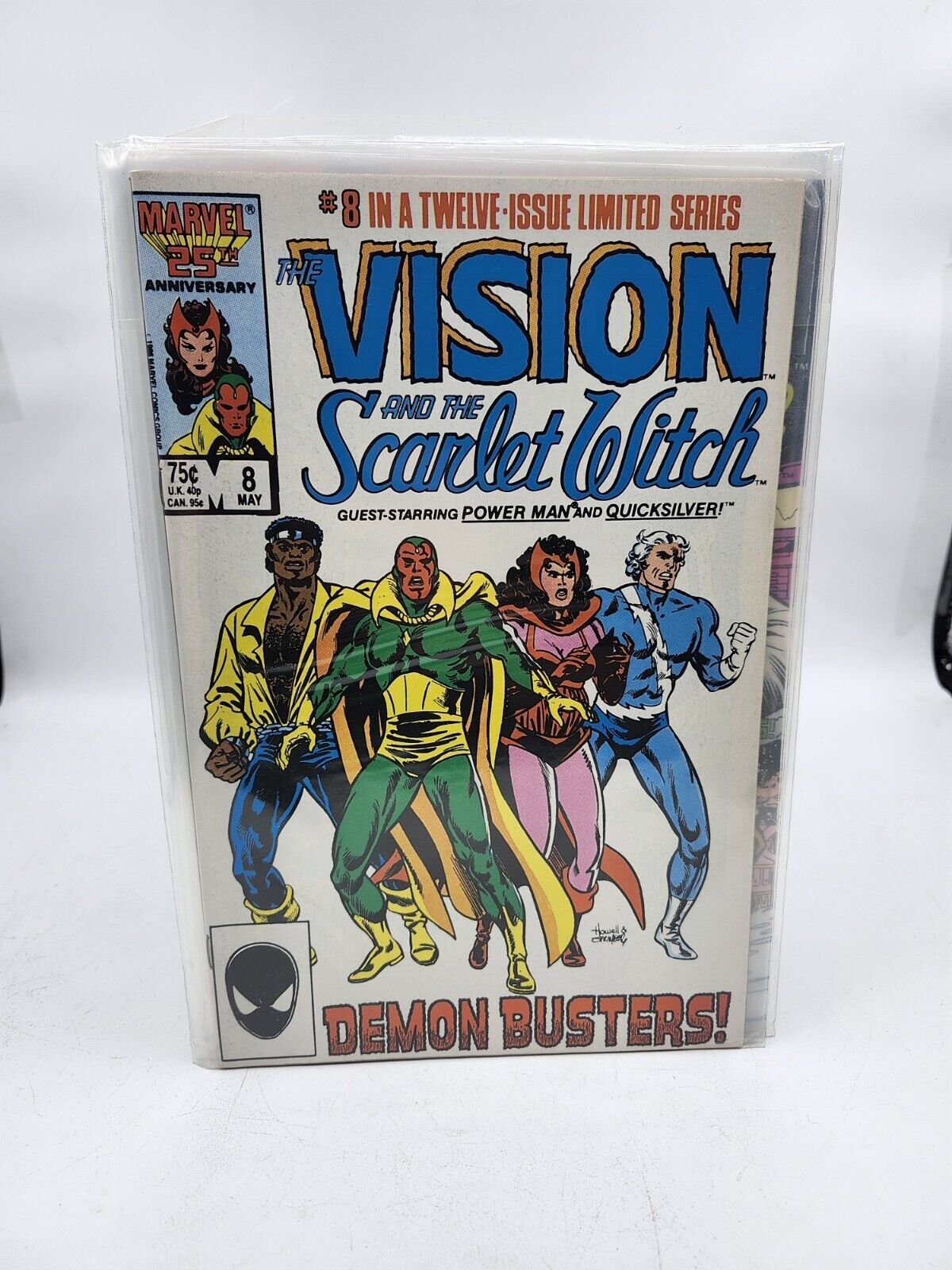 Vision and the Scarlet Witch #8 Power Man, Crystal, Quicksilver Marvel