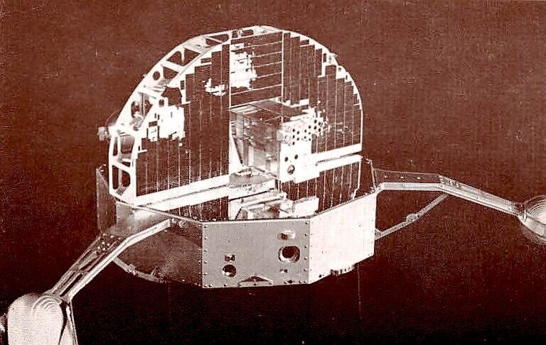 Card 440 Pound Orbiting Solar Observatory Spacecraft
