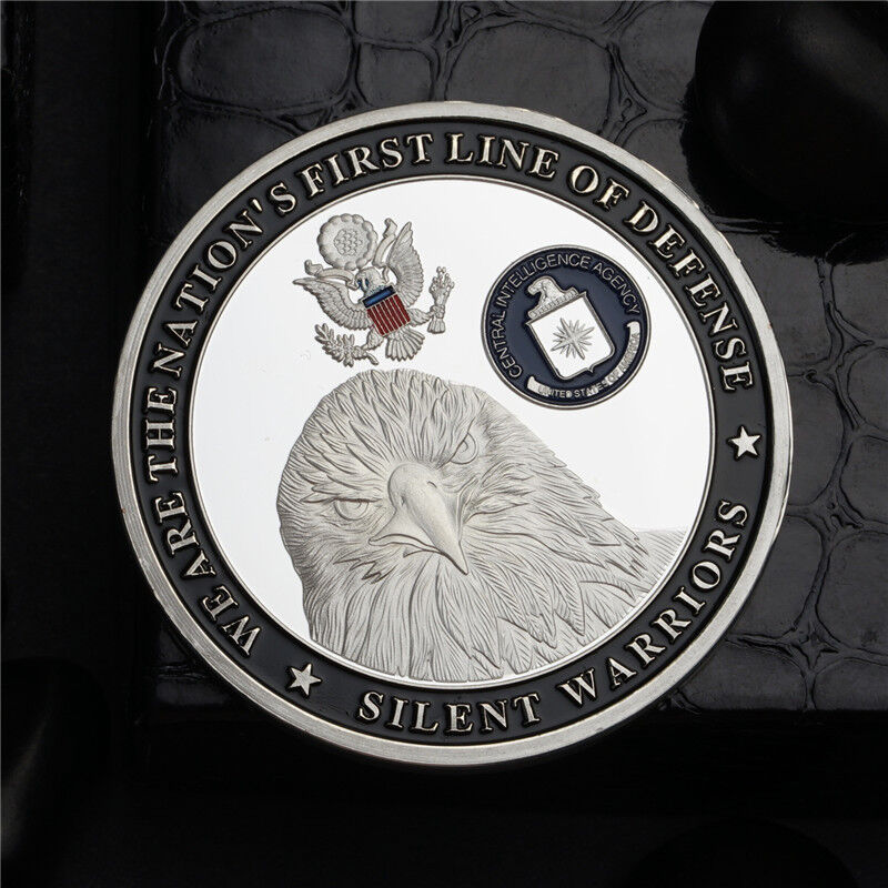 American Liberty Eagle CIA Central Intelligence Agency Challenge Silver Coin US 