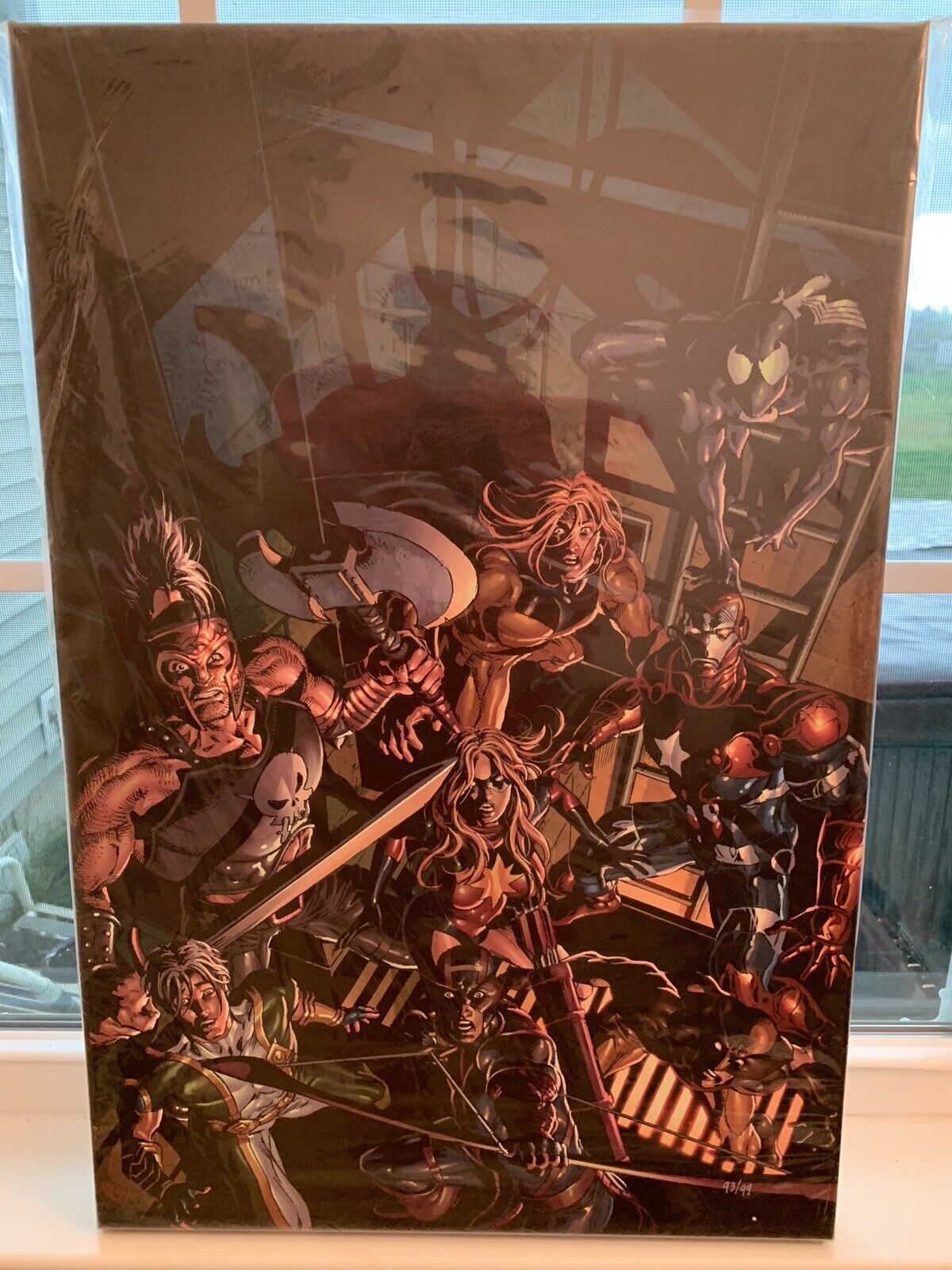 Dark Avengers 10 Limited Canvas Print, Iron Patriot, Aries, Daken Wolverine...