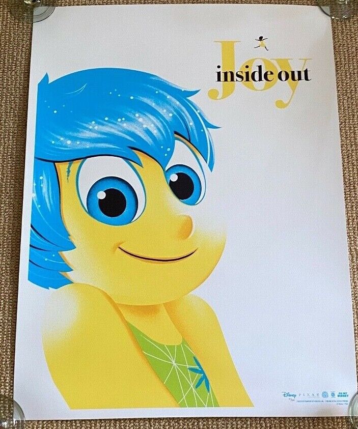 Mondo Disney Pixar Inside Out Joy by Phantom City Creative Movie Poster 121/420