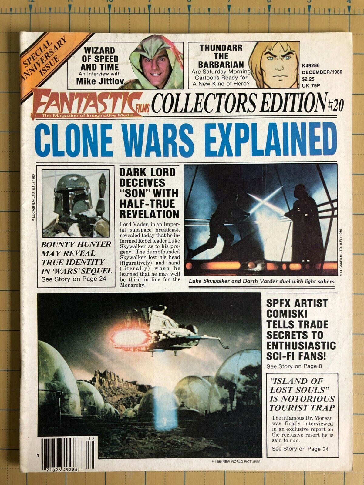 Fantastic Films #20, Dec 1980, Clone Wars, Boba Fett discussion, Ungraded