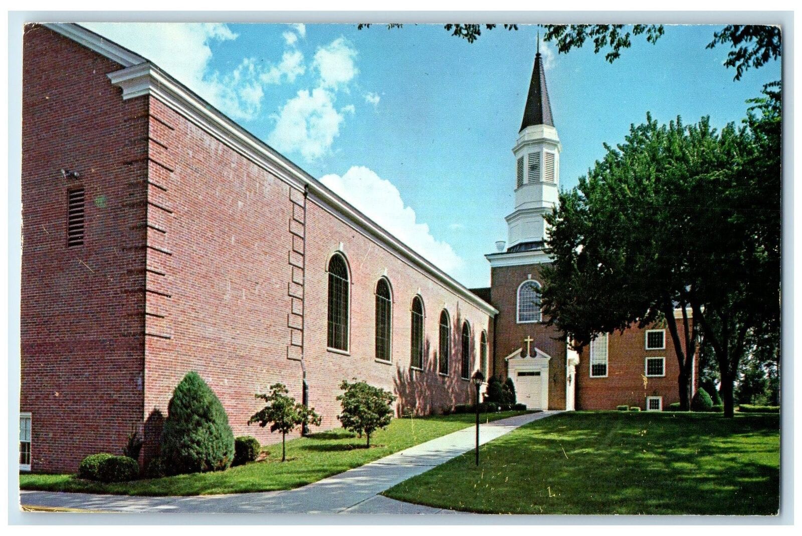 c1960s The Village United Presbyterian Church Prairie Village Kansas KS Postcard