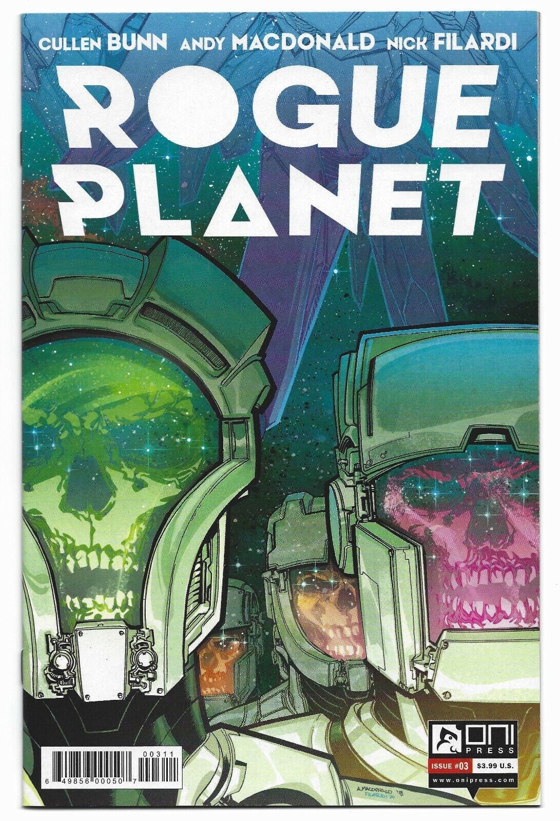 Rogue Planet #3 2020 Unread Andy MacDonald Cover Oni Press Comics Cullen Bunn