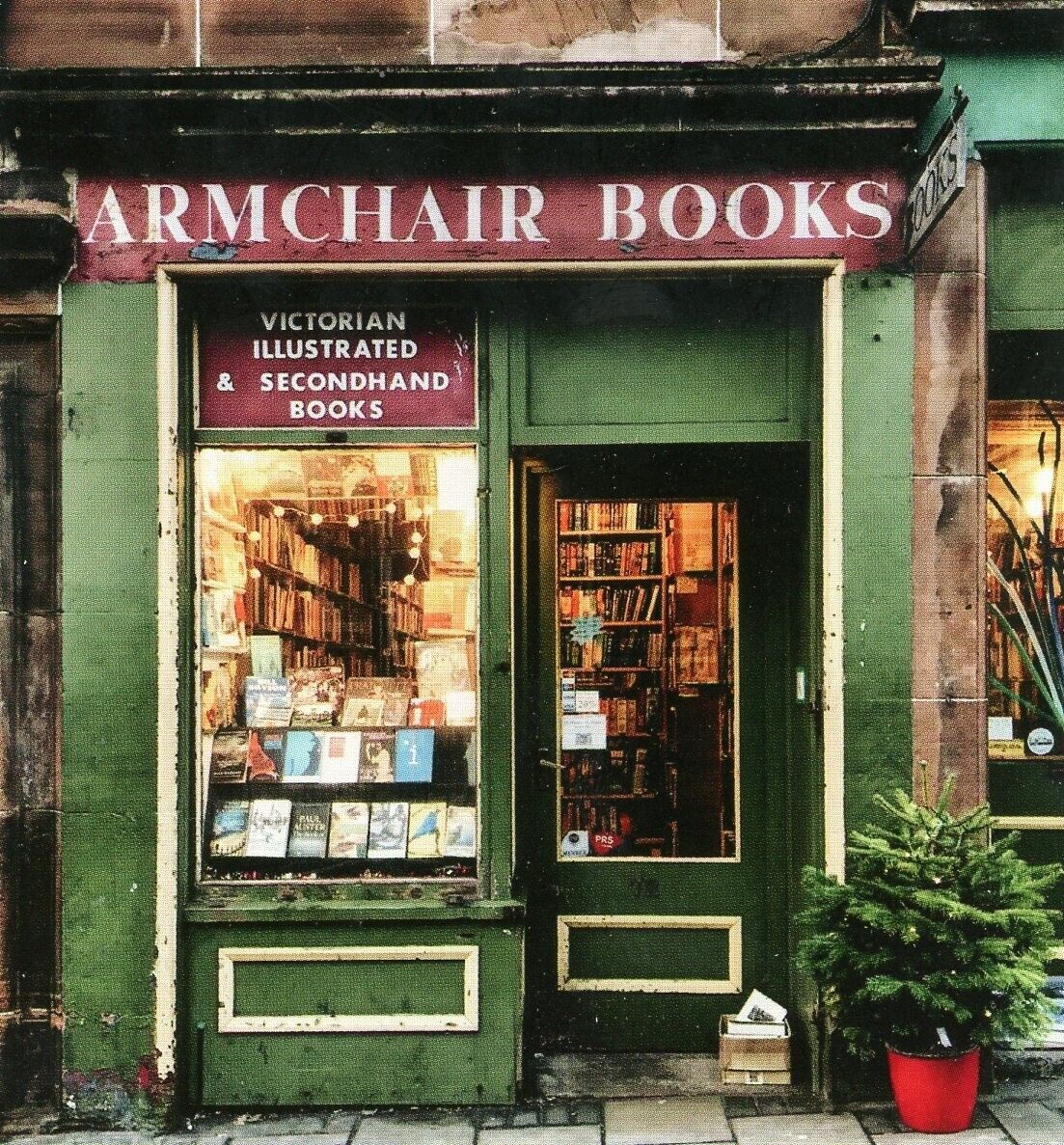 Armchair Books, West Port, Edinburgh, Scotland --POSTCARD