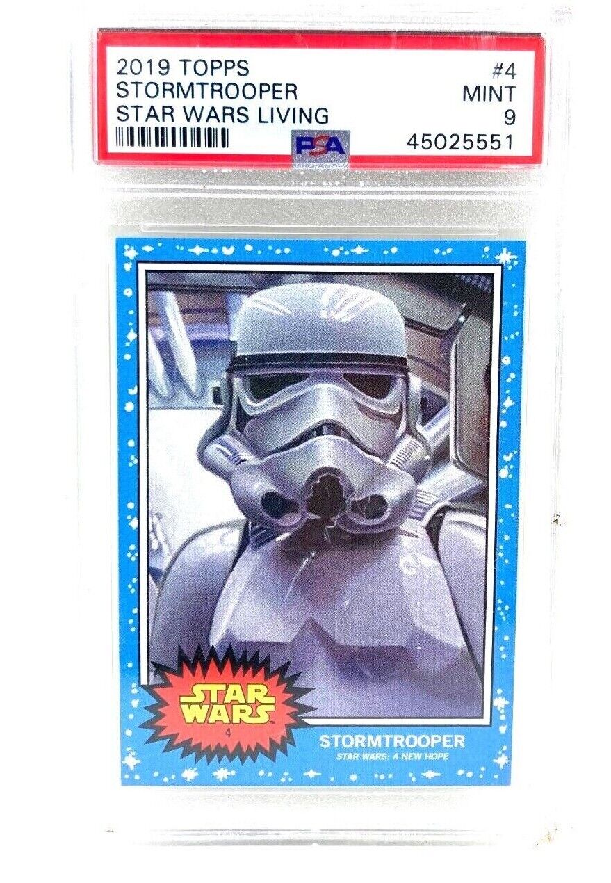 2019 Topps Star Wars Living Set #4 Stormtrooper PSA 9  Mint SP Card