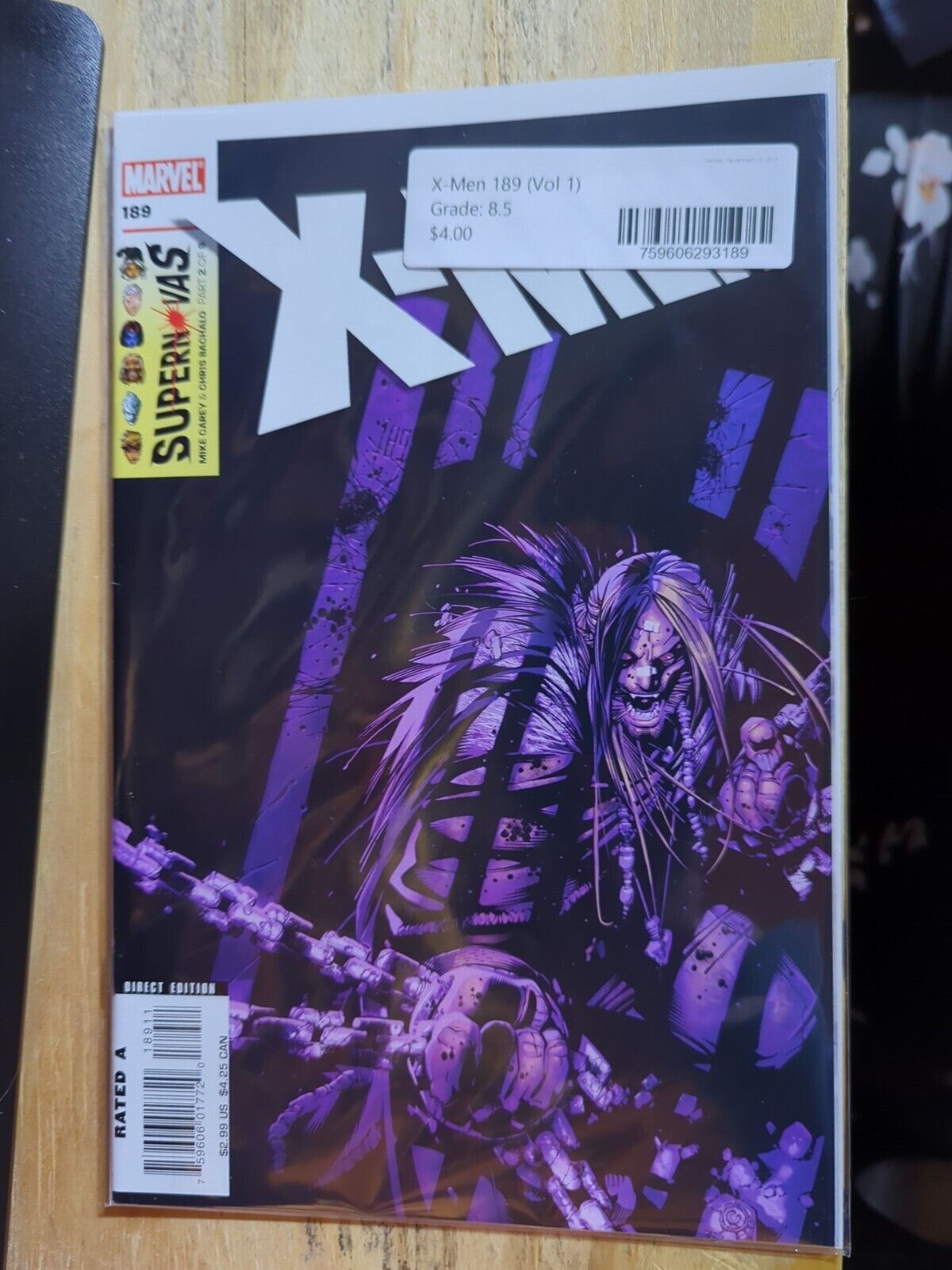 X-Men #189 Supernovas Part 2 of 6 2006 Marvel Direct Edition