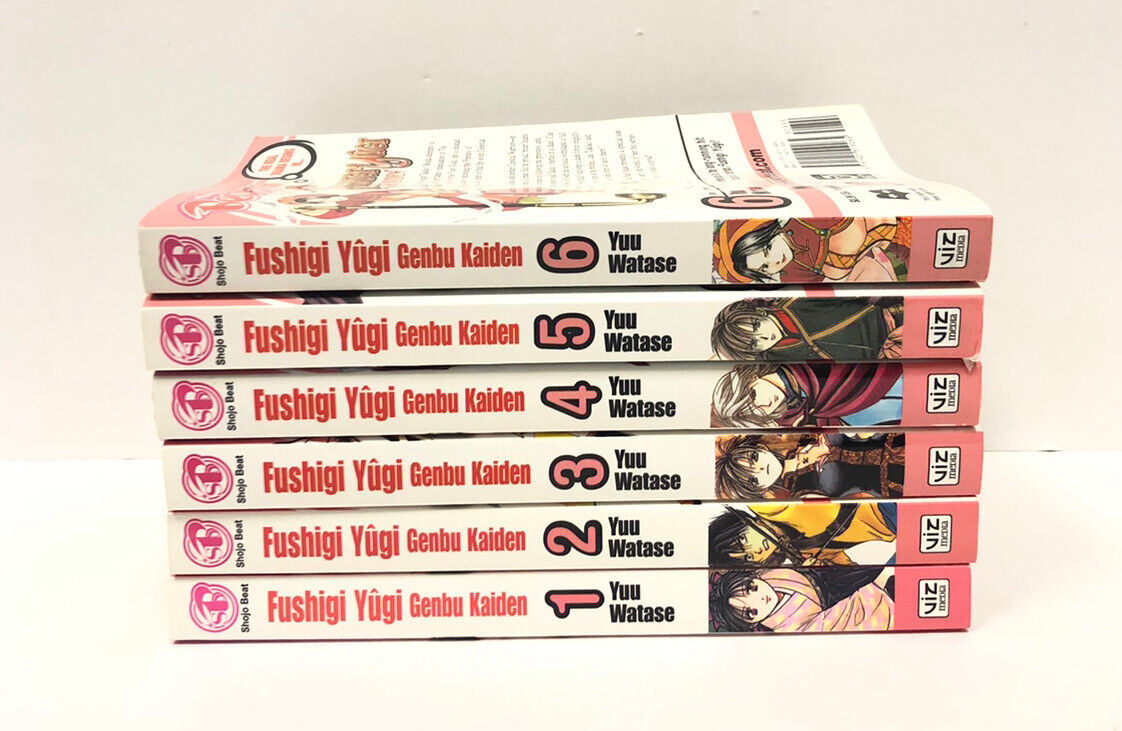 Fushigi Yugi The Mysterious Play Lot of 6 Volumes 1-6 Manga English