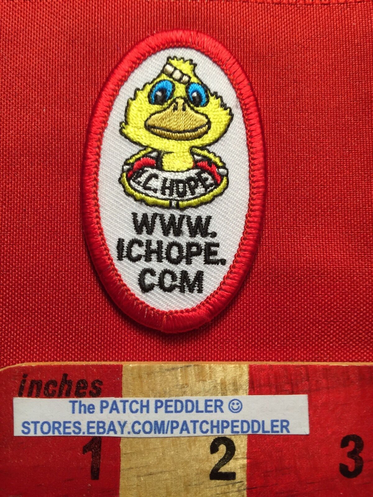 Rubber Ducky Hope PATCH NASHVILLE TENNESSEE ~ MENTAL HEALTH ASSOC. Duck 61C5