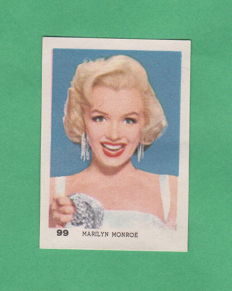 Marilyn Monroe   1950's   Estrellas de la Pantalla  Film Card  Rare Possible RC?
