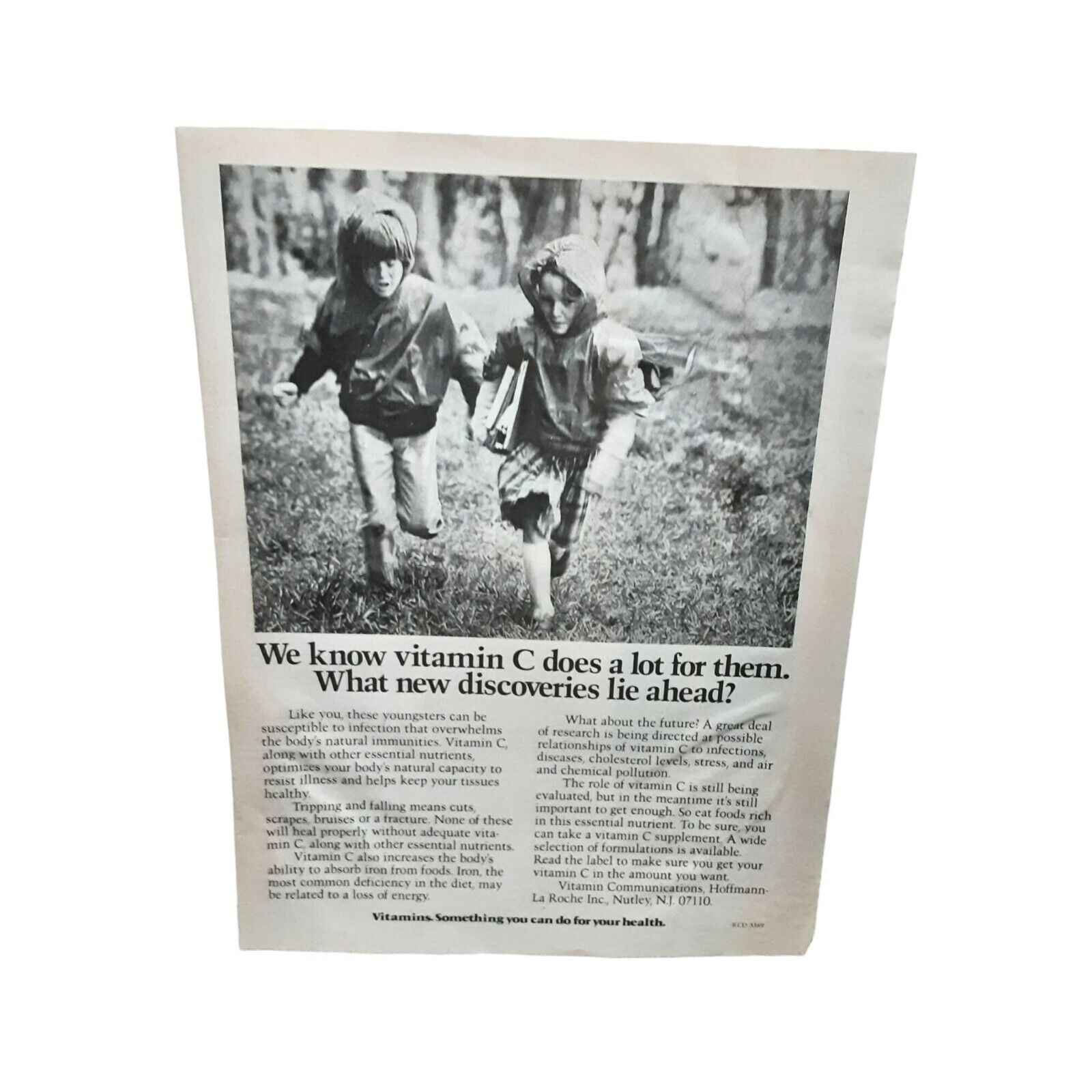 1981 Vitamin C Original Print Ad Vintage