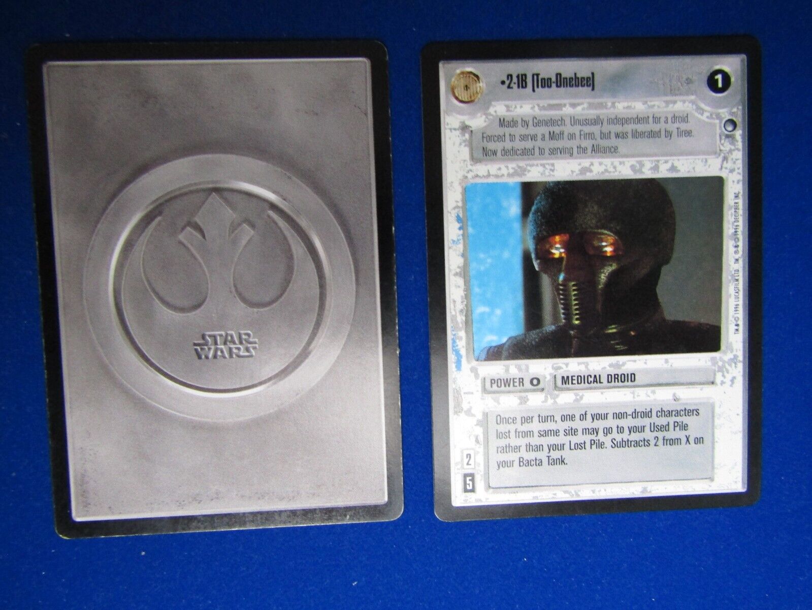 Star Wars CCG 1996 TCG HOTH Decipher Rare Cards WB BB DS LS Choice (e12)