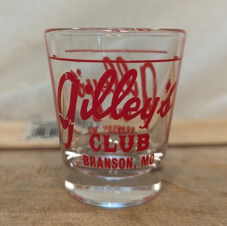 Gilleys Club Branson MO Shot Glass Vacation Souvenir Bar Alcohol