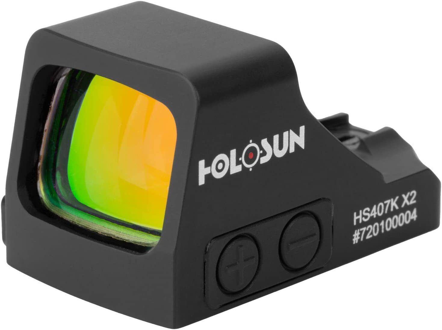 Brand New HOLOSUN HS407K X2 Red Dot Open Reflex Sight RMSc Mount 