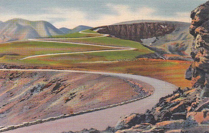  Postcard Tundra Curves Rocky Mountain Ntl Park Colorado 
