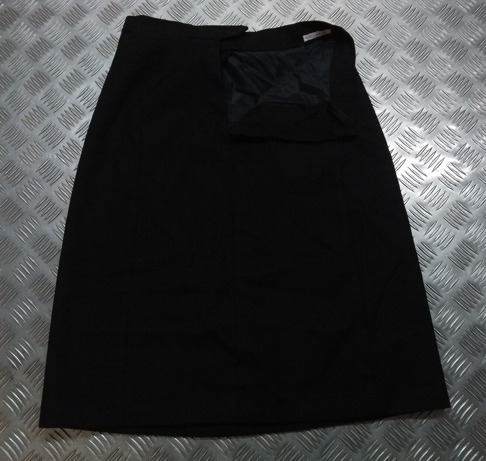 WRNS Skirt Diagonal Serge British Navy Dress Womans RN Naval Uniform Waist 68cms