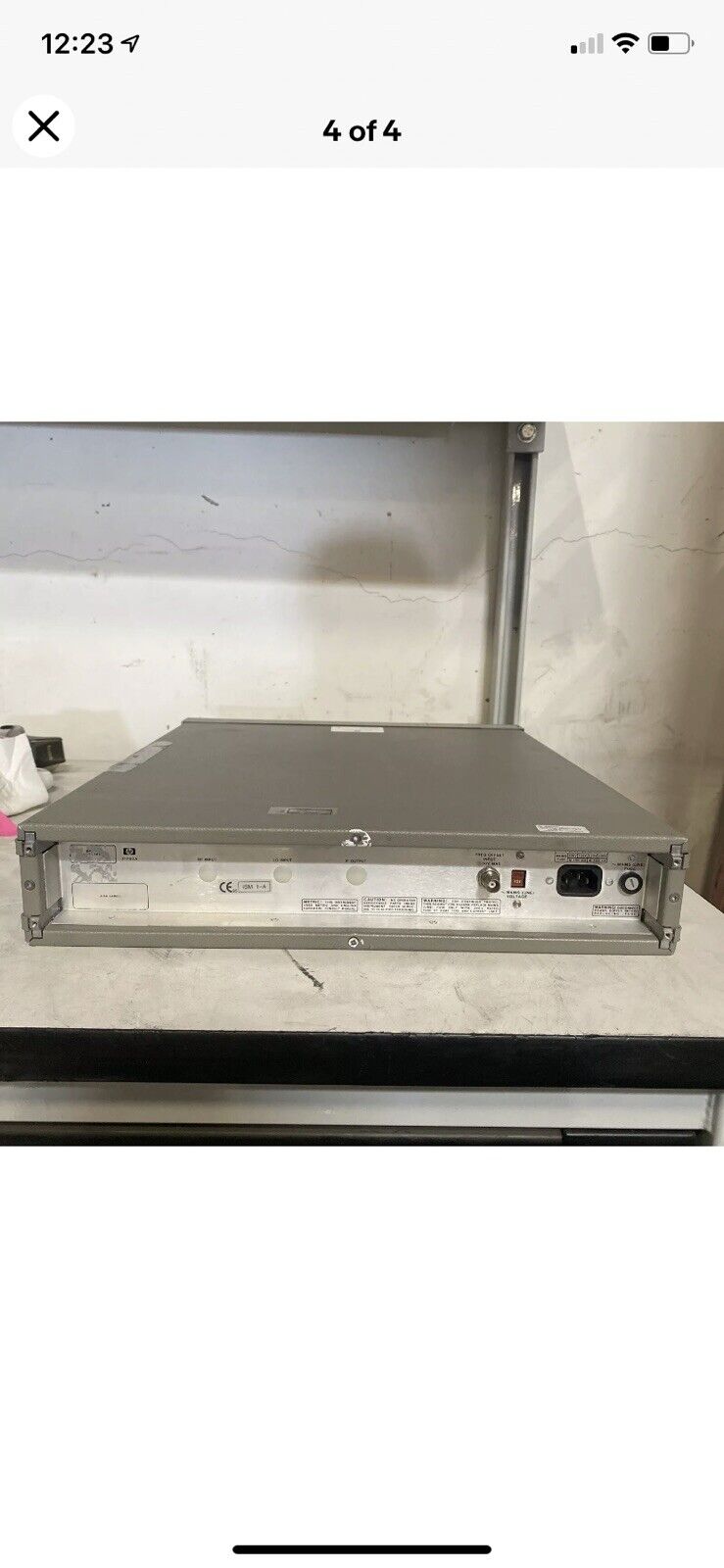 11793A Frequency Converter Back Panel