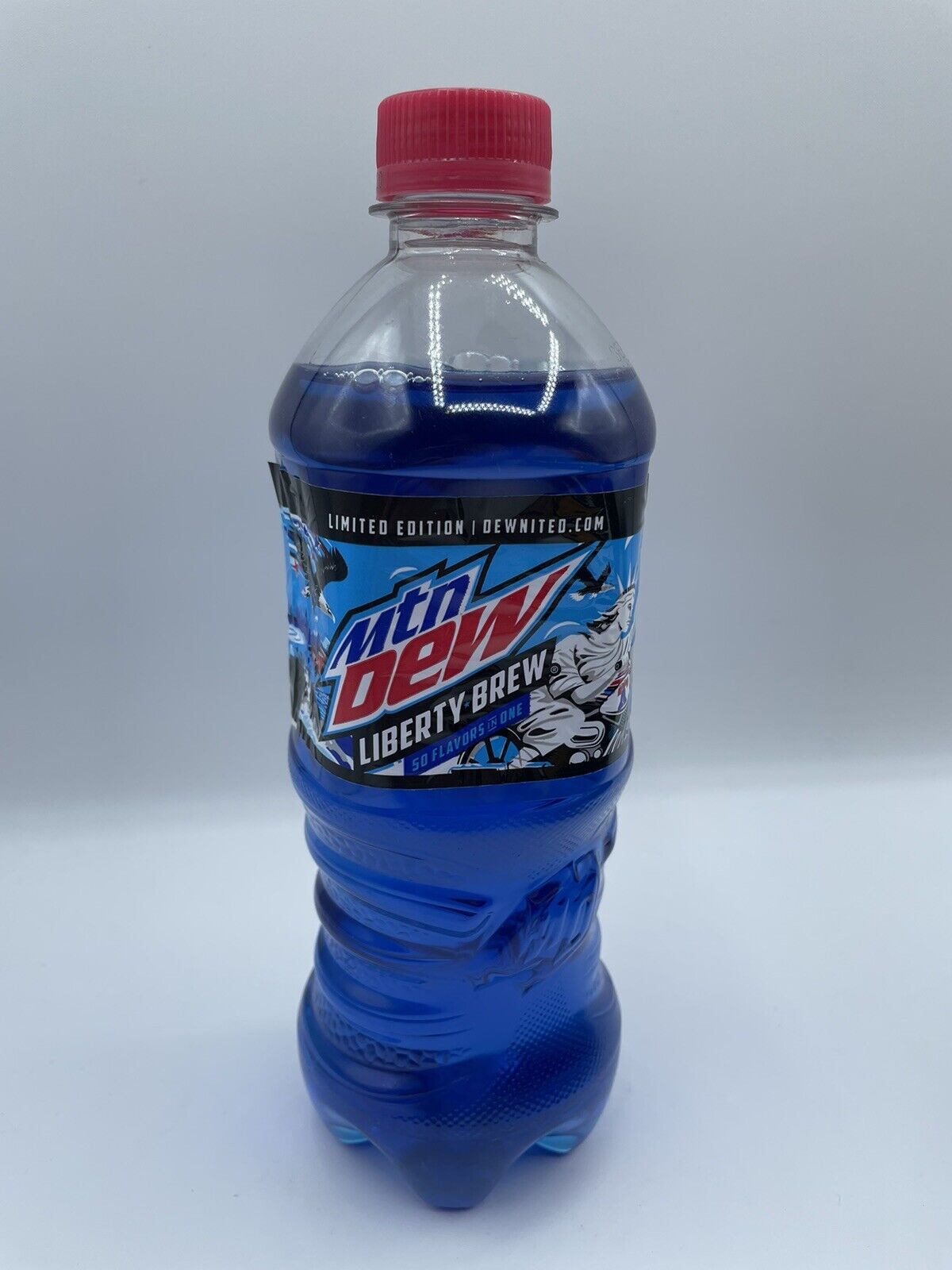 Mountain Dew Liberty Brew 20 oz Bottle Full Sealed (2019) RARE