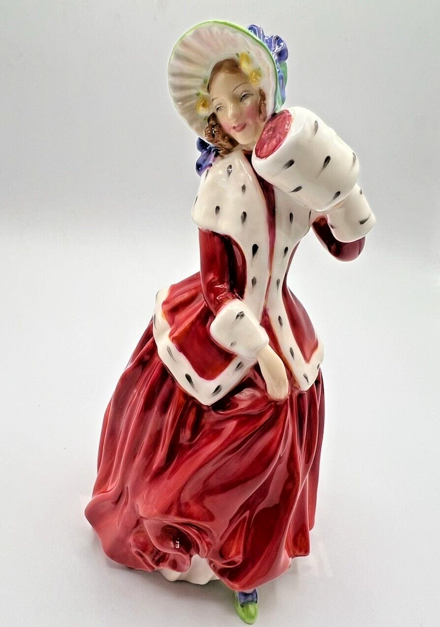 Vintage 1946 Royal Doulton Woman Porcelain Figurine \