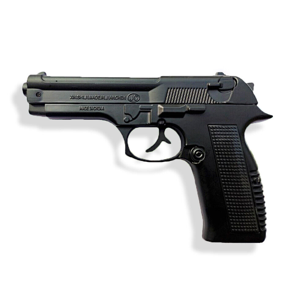 Pistol 🔥 LIGHTER Beretta Life-Size (1:1) Gun Heavy-weight Metal Jet Torch Flame