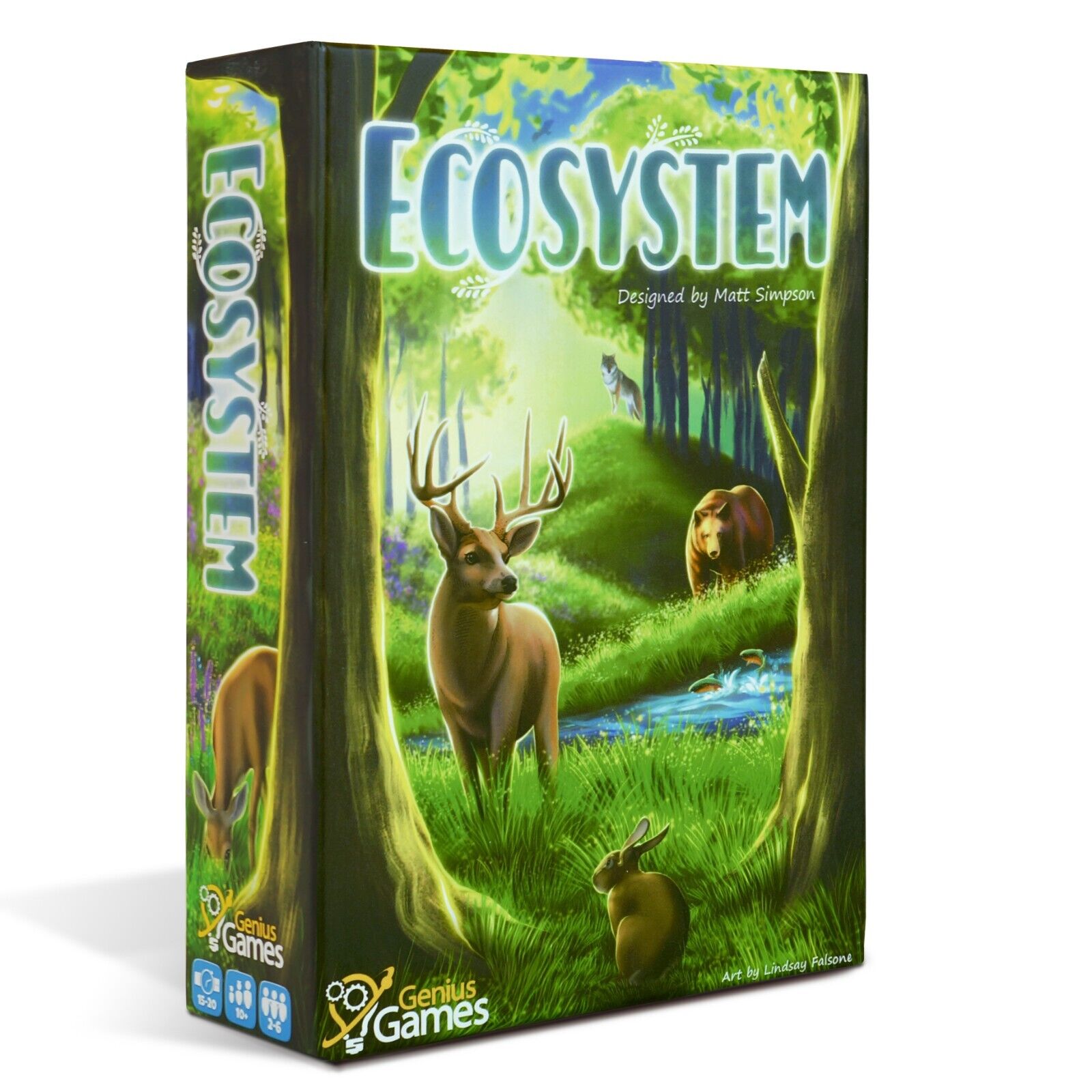 Ecosystem A Family Card Drafting Game about Animals Habitats Biodiversity Zoos