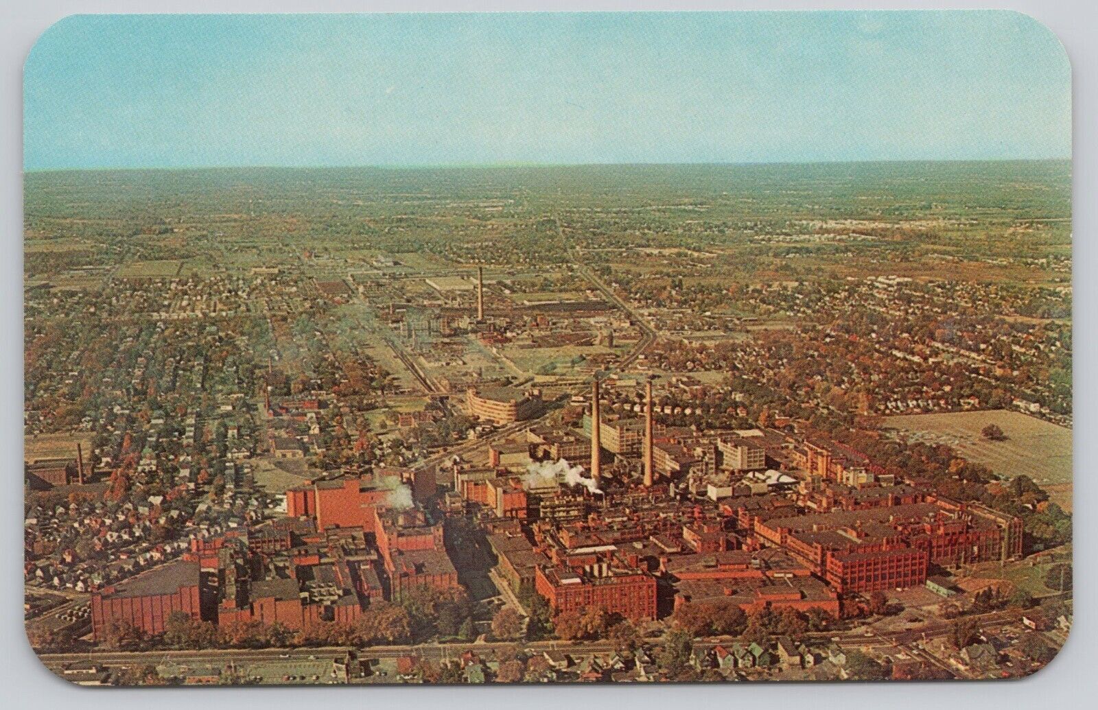 Kodak Park Works Rochester New York Aerial View Vintage Postcard