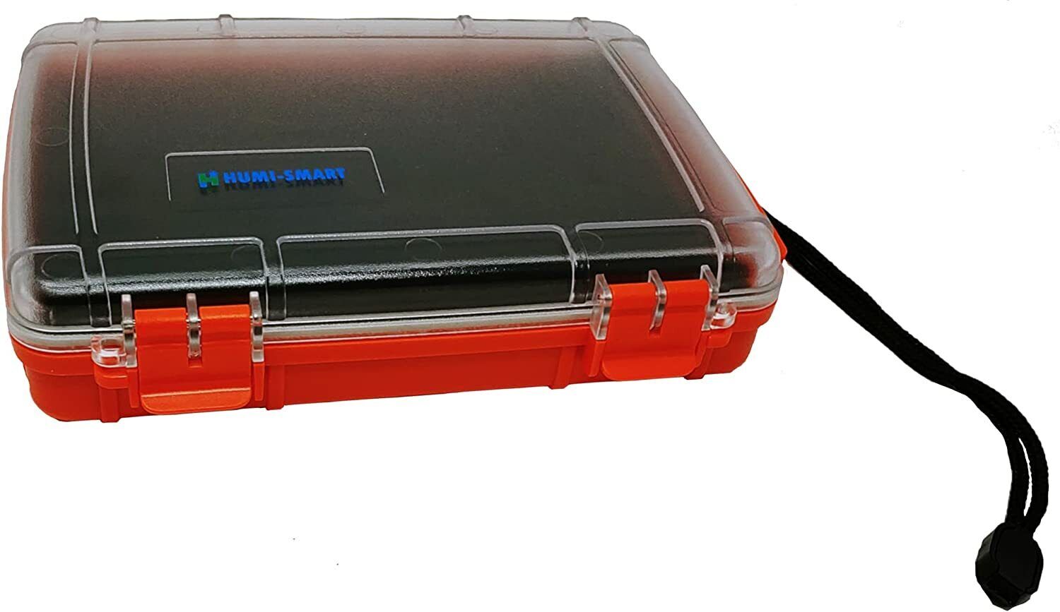 HUMI-SMART Travel Humidor Air And Water Tight For Up To 7 Cigars - Orange