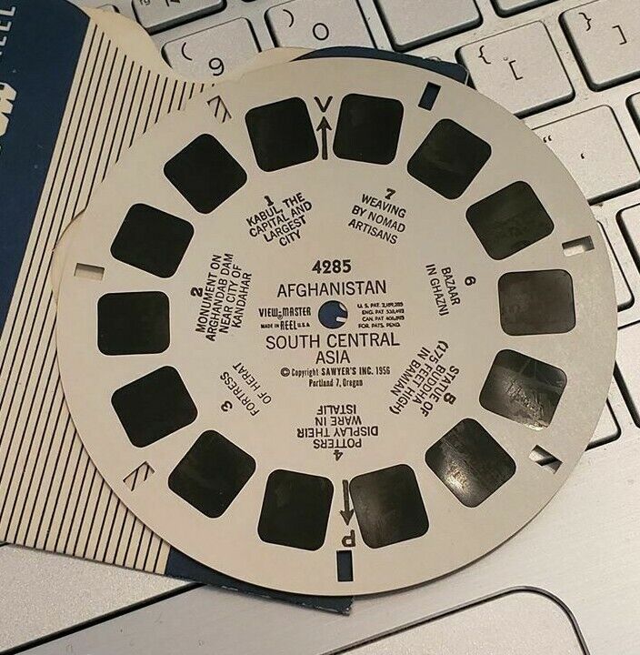 Scarce Sawyer's Single view-master Reel 4285 Afghanistan South Central Asia