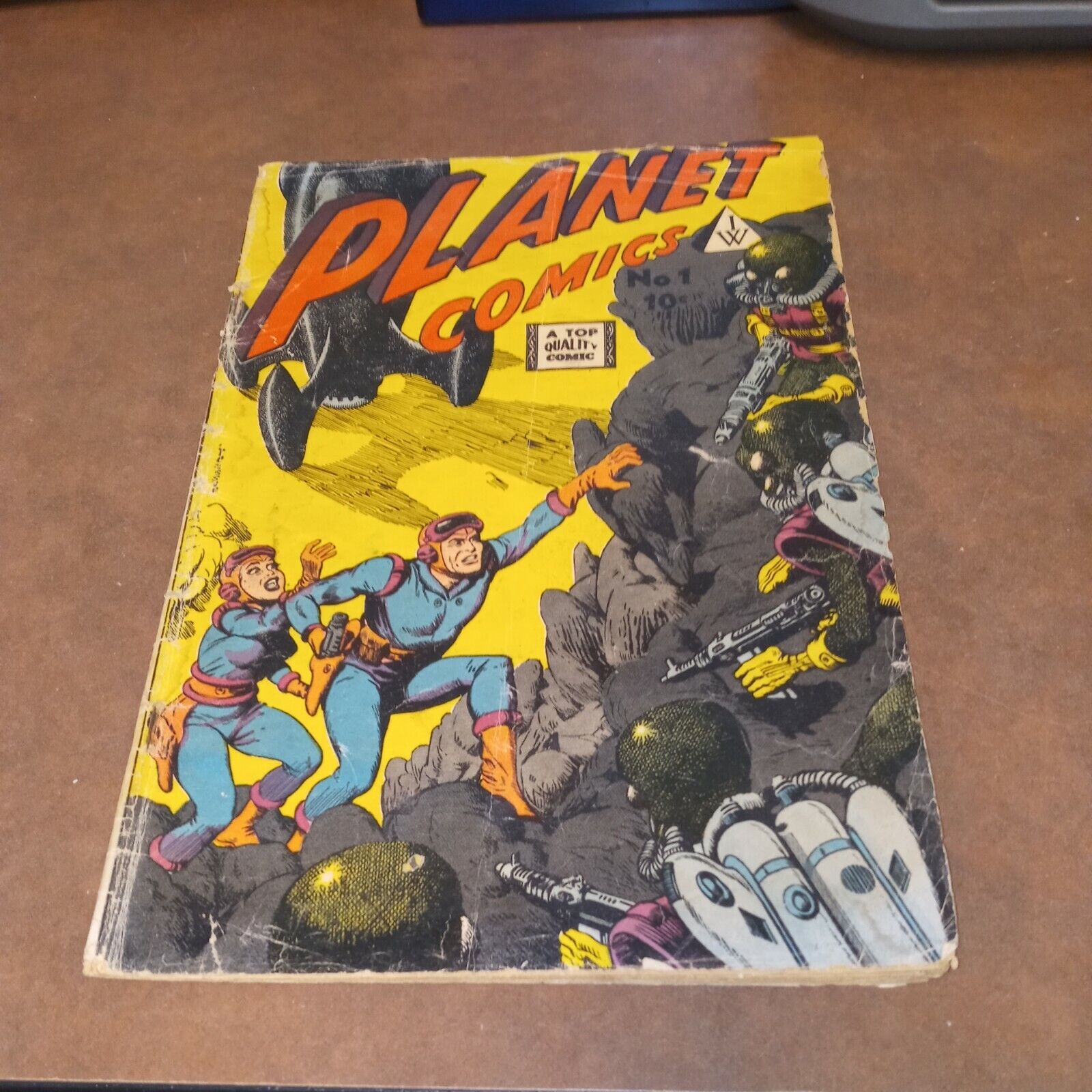 Planet Comics # 1  I.W. Enterprises Reprint # 70 Attack on Planet Mars 1958 1963