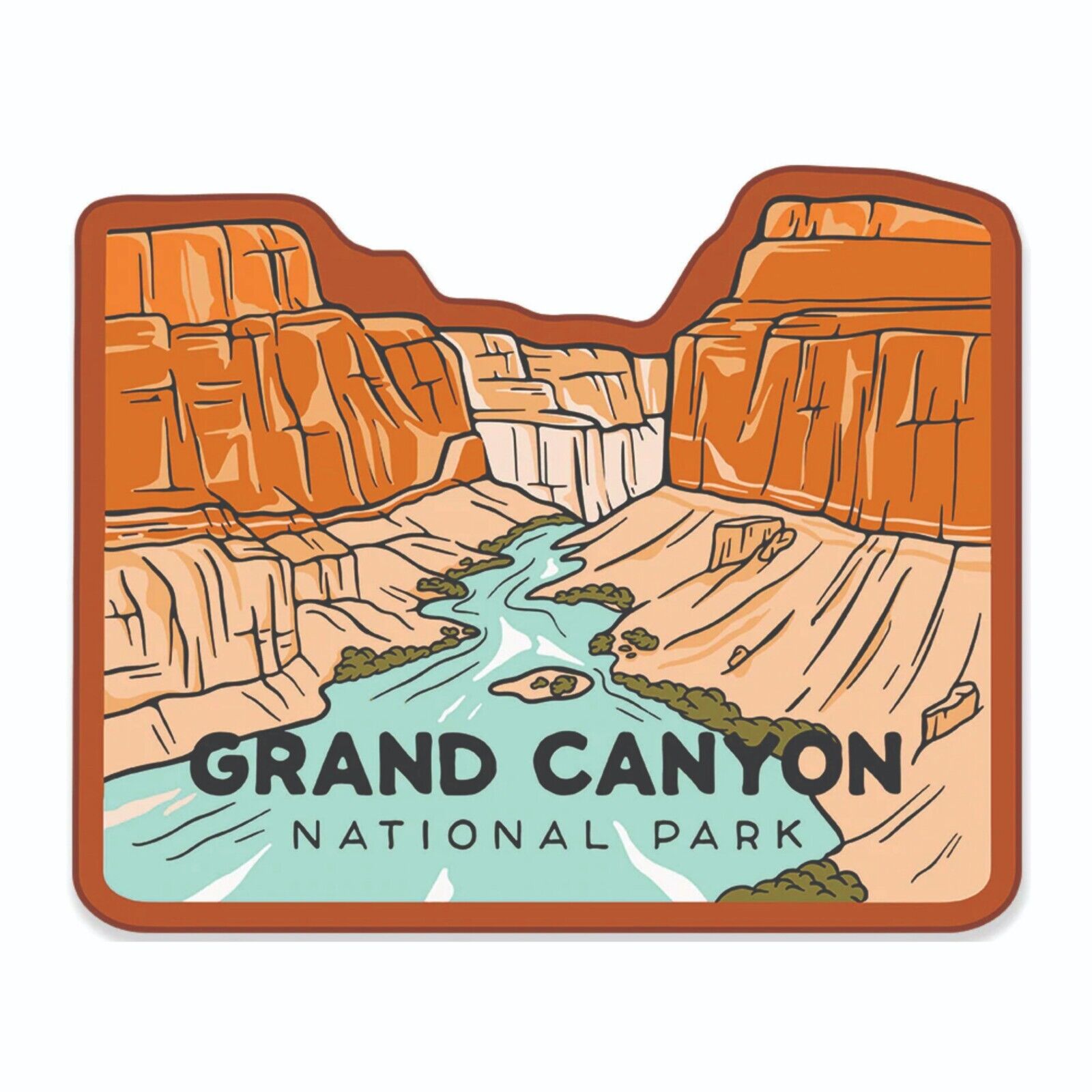 Grand Canyon National Park Sticker Arizona National Park Decal 