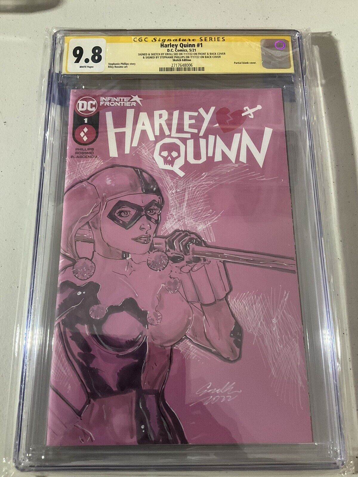 DC Harley Quinn (2021) #1 PINK CGC Signature Series