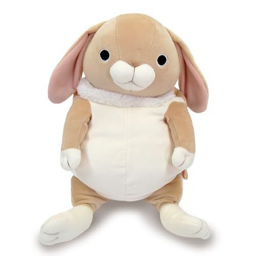 Shinada Global MOUS-0350RBE Mochi-Usa Rabbit Lop Ear Beige (L) Plush Stuffed Toy