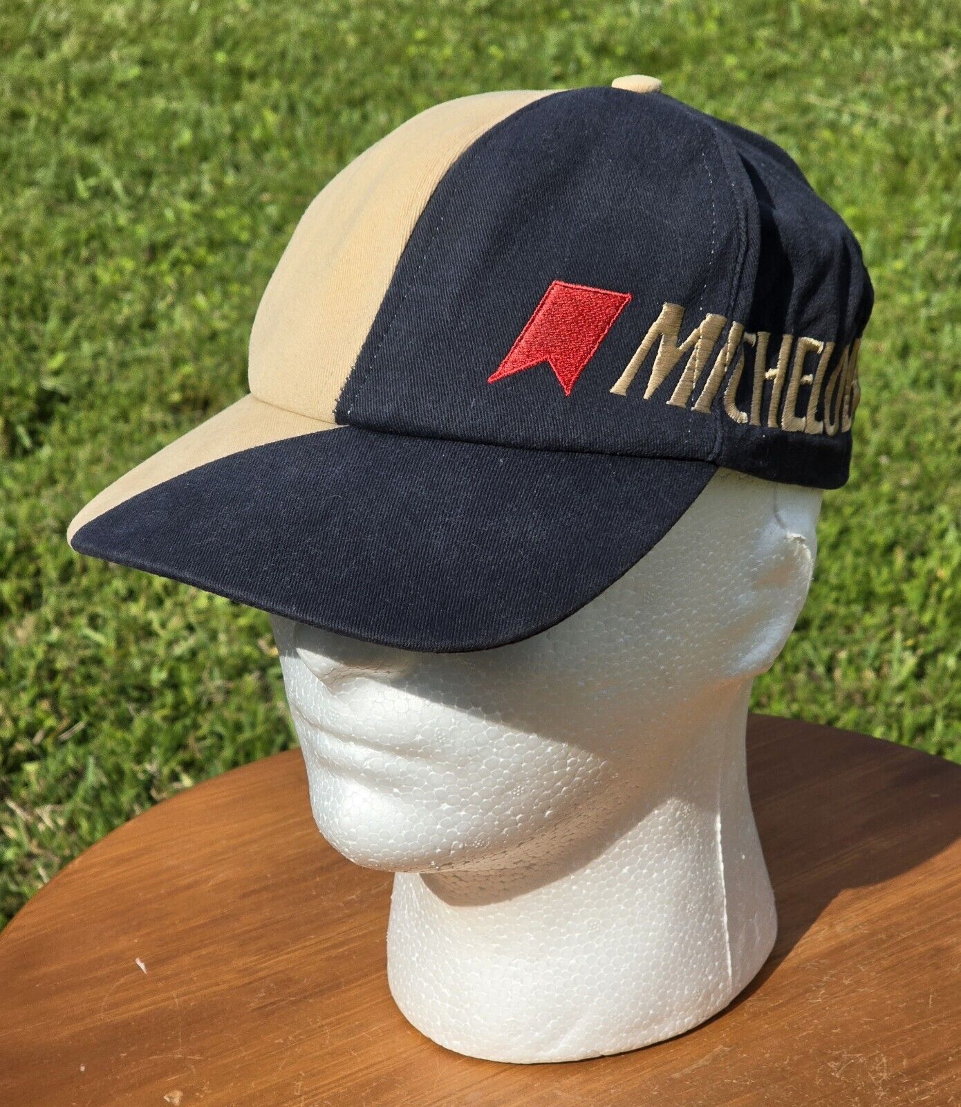 Vintage Michelob Snapback Hat Cap Two Tone Color Made USA Stylemaster
