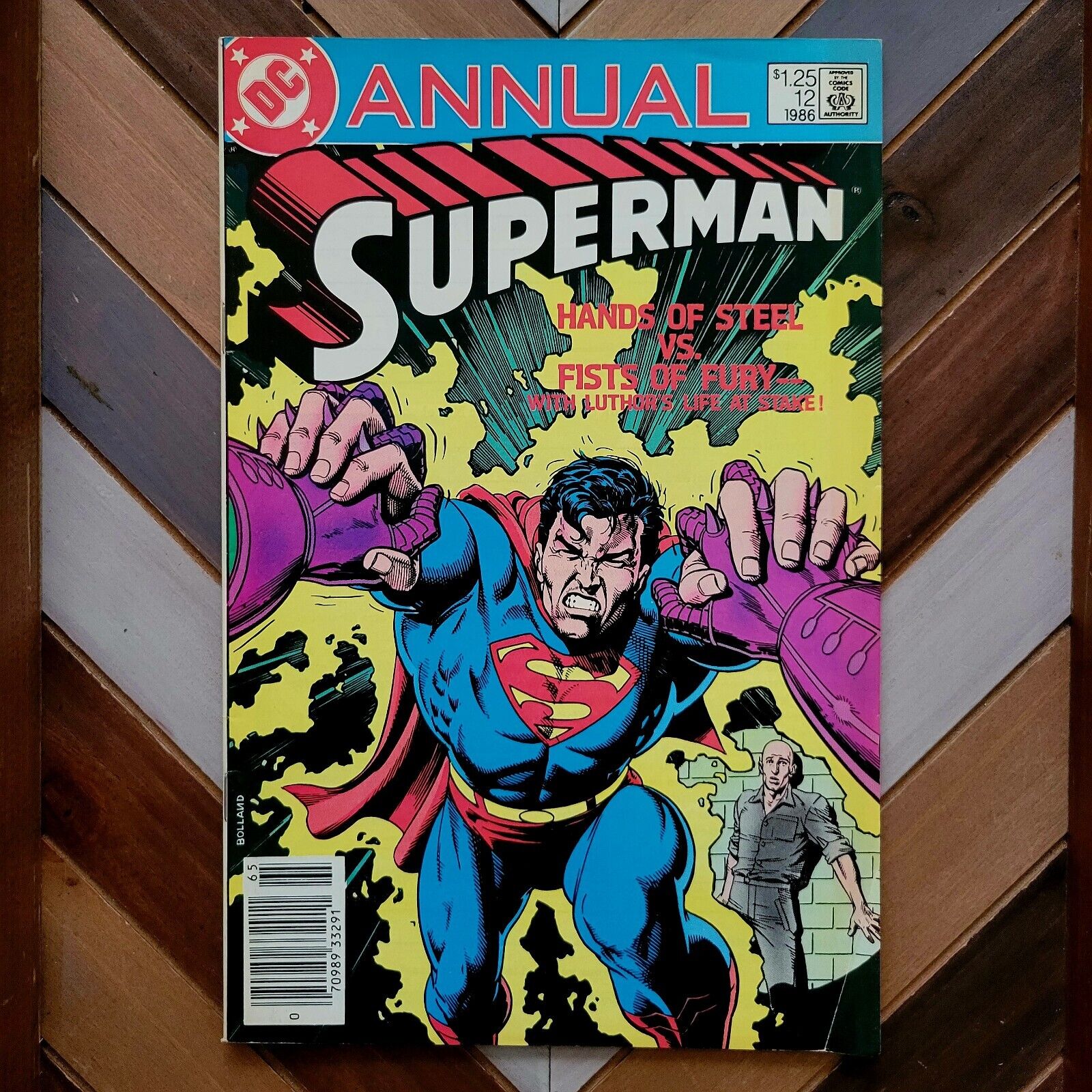 SUPERMAN ANNUAL #12 (DC 1986) HIGH GRADE Teaming-Up with LEX LUTHOR Newsstand 
