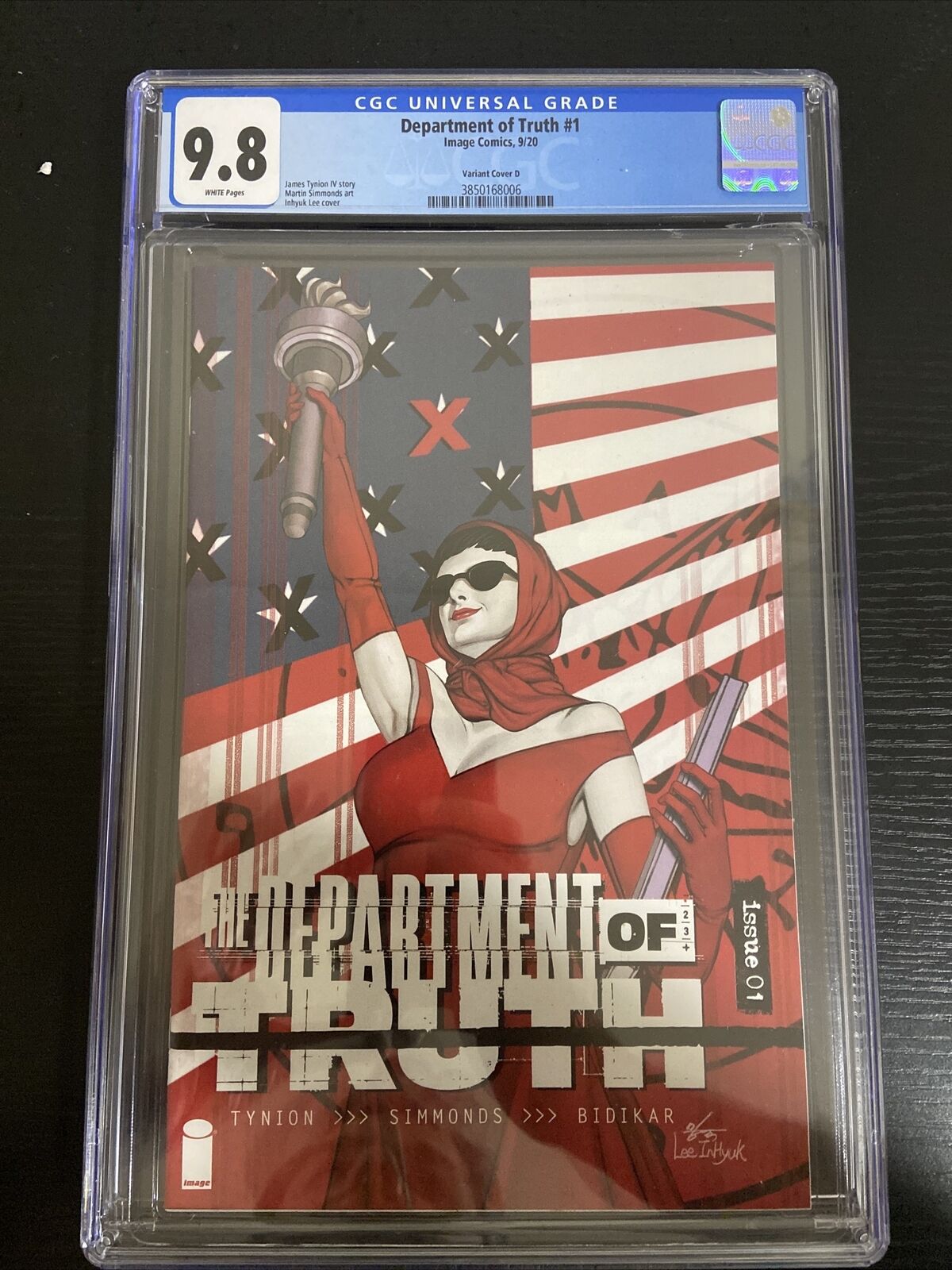 The Department of Truth #1 CGC 9.8 Variant D 1:25 Incentive Inhyuk Lee