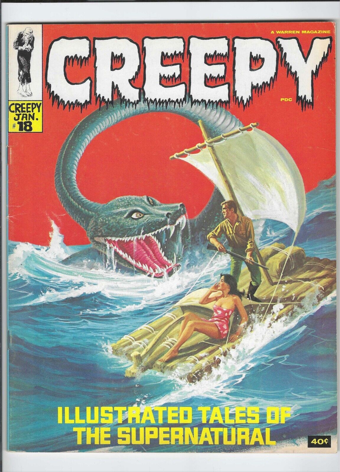 Creepy #18: DRY CLEANED: PRESSED: BAGGED: BOARDED: VF-NM 9.0