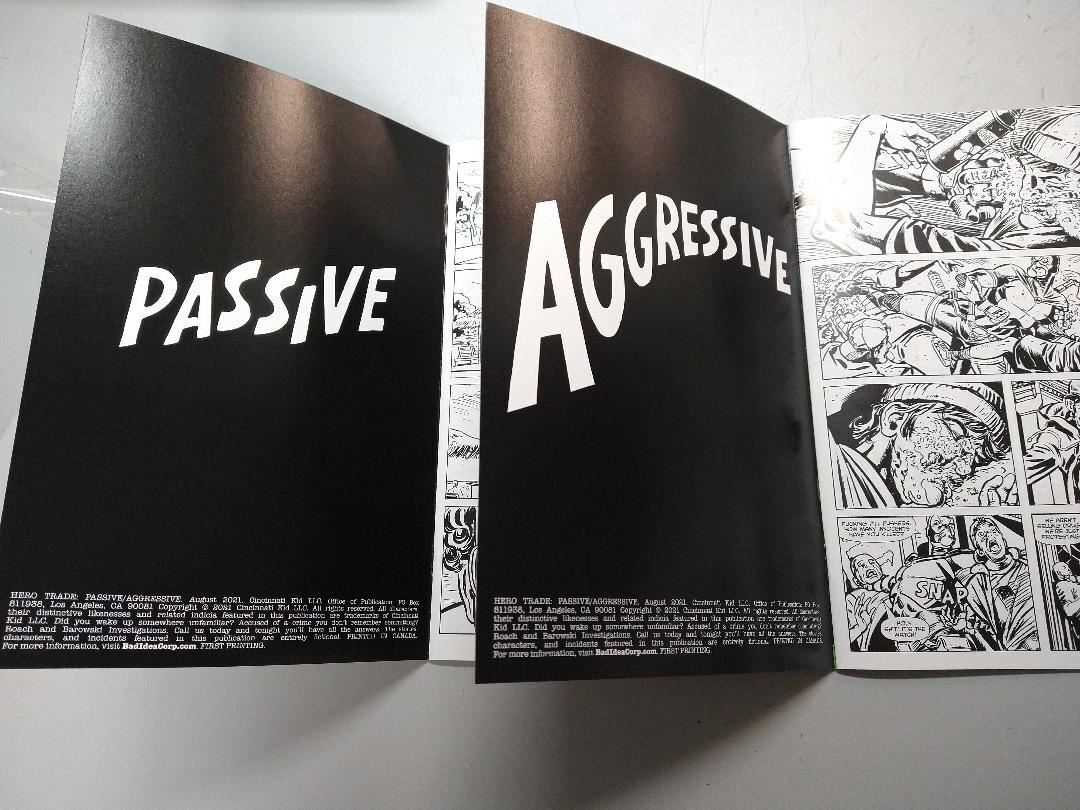 Passive/Aggressive - BOTH VERSIONS - Bad Idea Comic Book