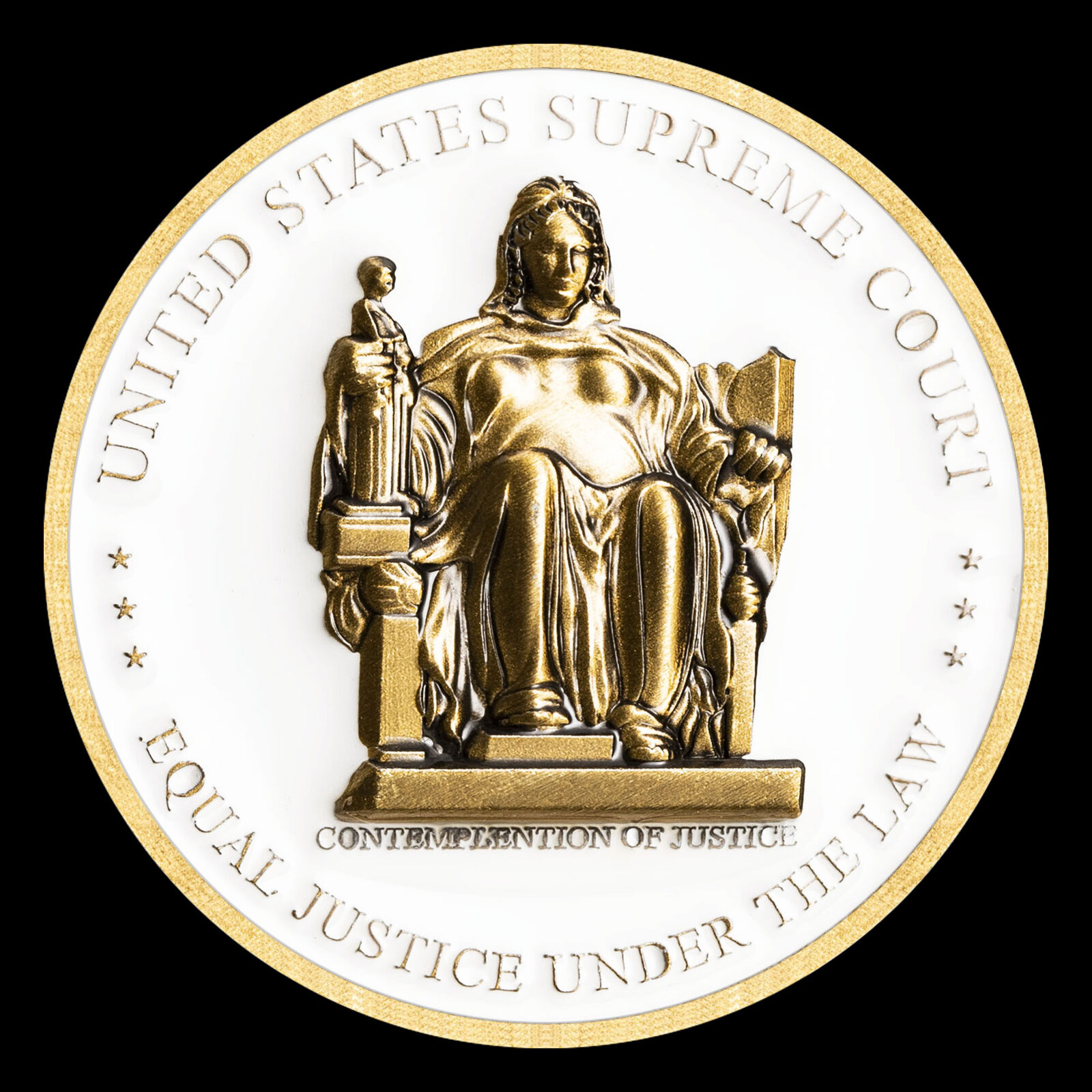 Supreme Court Contemplation of Justice Challenge Coin