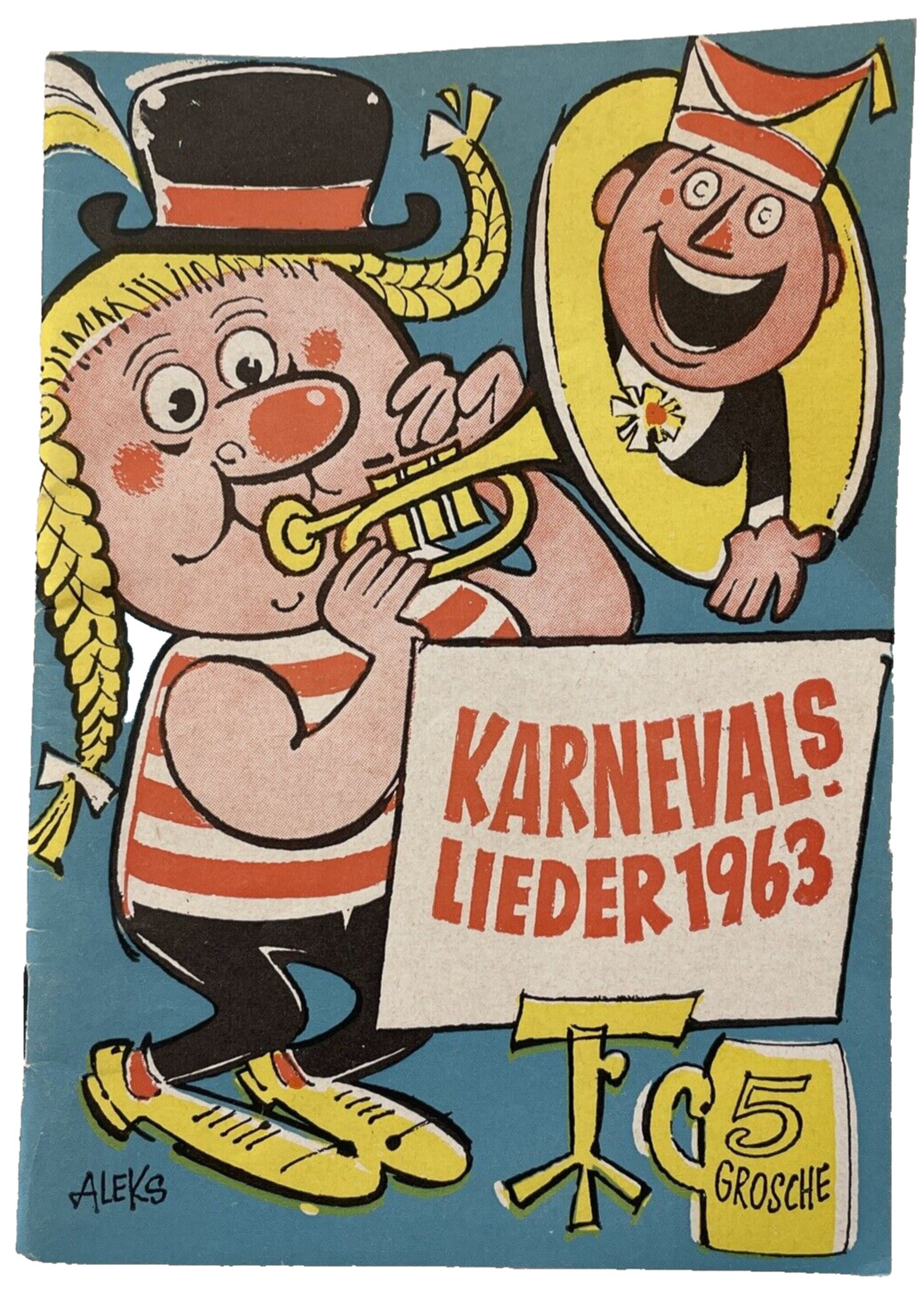 Karnevals Lieder 1963 German Music Lyrics Booklet 4x6 inches 40 pages