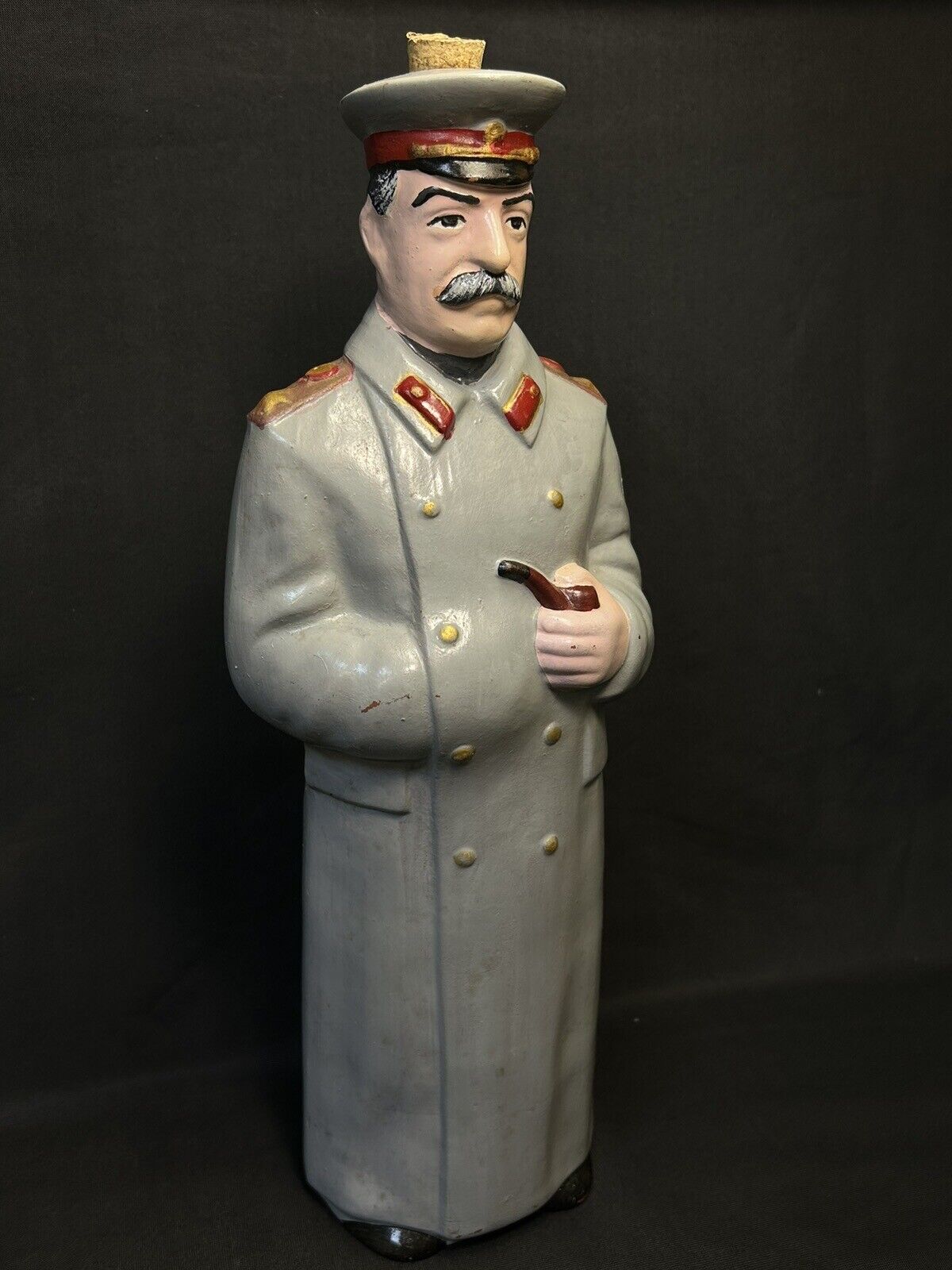 RARE Joseph Stalin bottle or decanter, statuette USSR