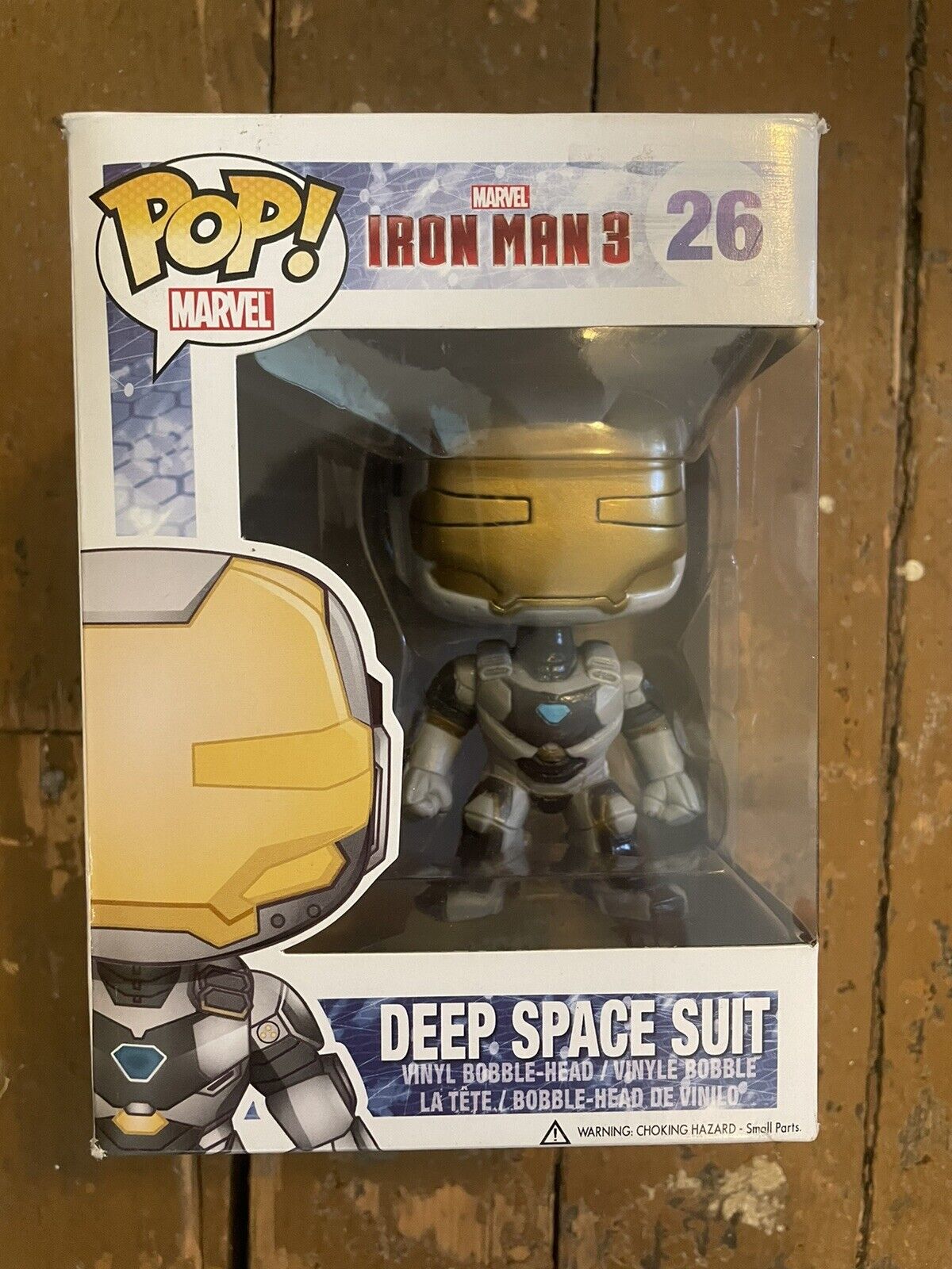 Funko Pop Marvel #26 Iron Man 3 Deep Space Suit Vaulted New In Box