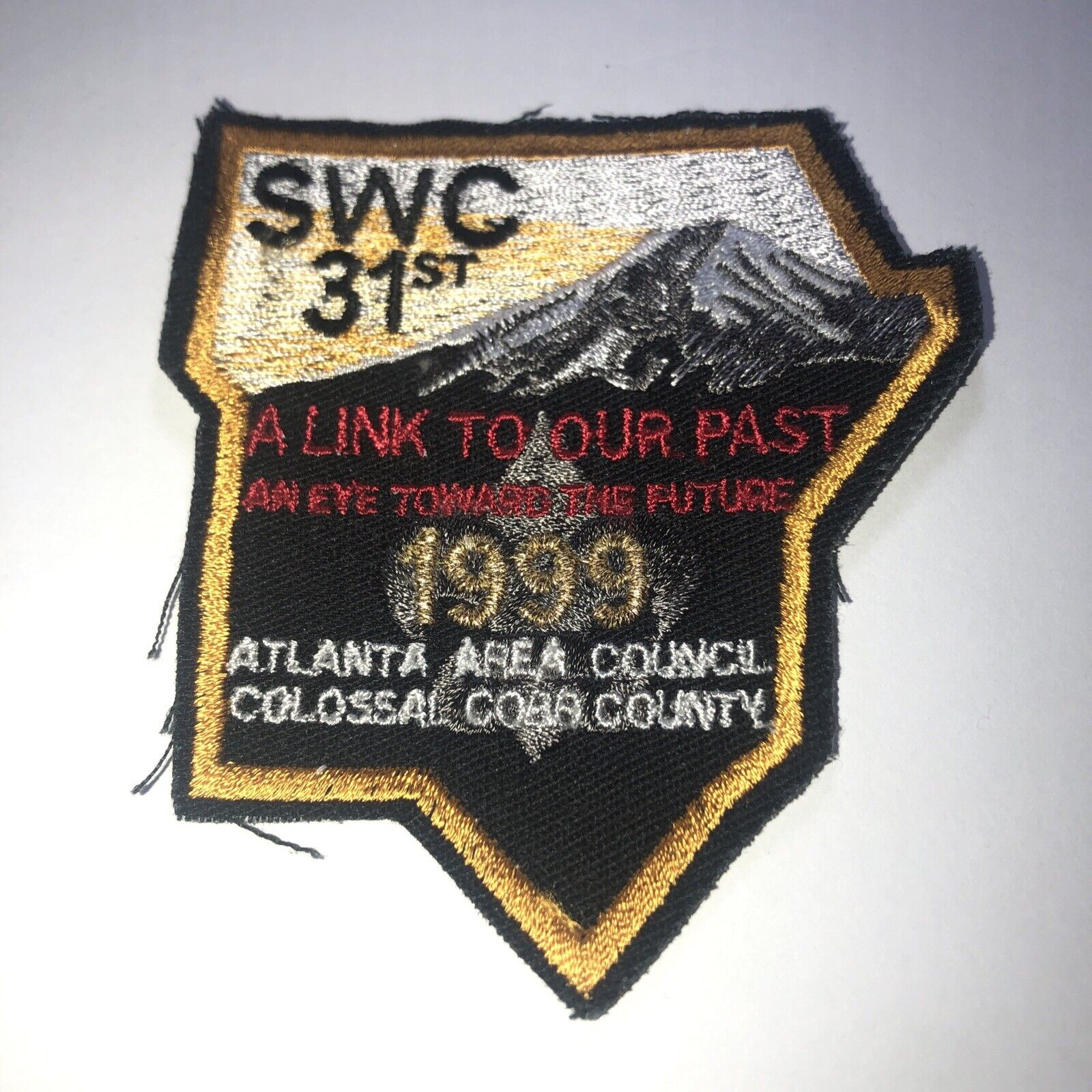 * Vintage Rare BSA Patch SWC 31st A Link To Our Past An Eye To Our Future 1999