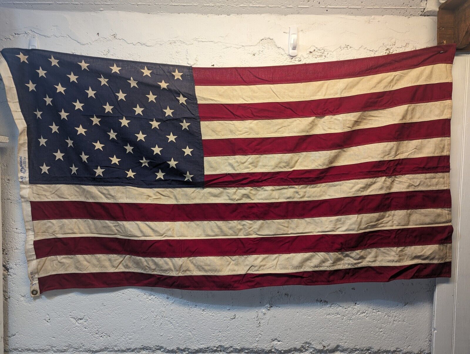 Vintage USA American 50 Star Flag Paramount Flag Co. San Francisco 3\' x 5\' 