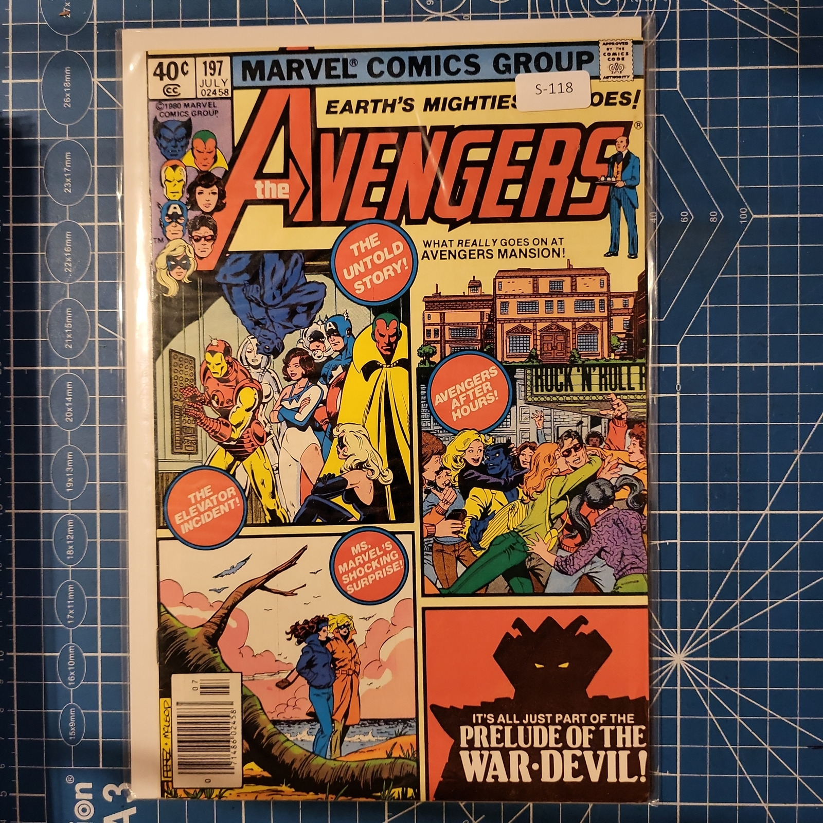 AVENGERS #197 VOL. 1 5.5 TO 6.5 NEWSSTAND MARVEL COMIC BOOK S-118