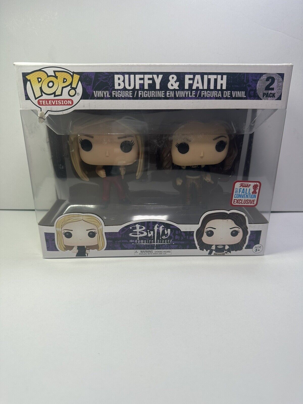 Funko Pop Buffy the Vampire Slayer Buffy & Faith 2-Pack Fall Convention