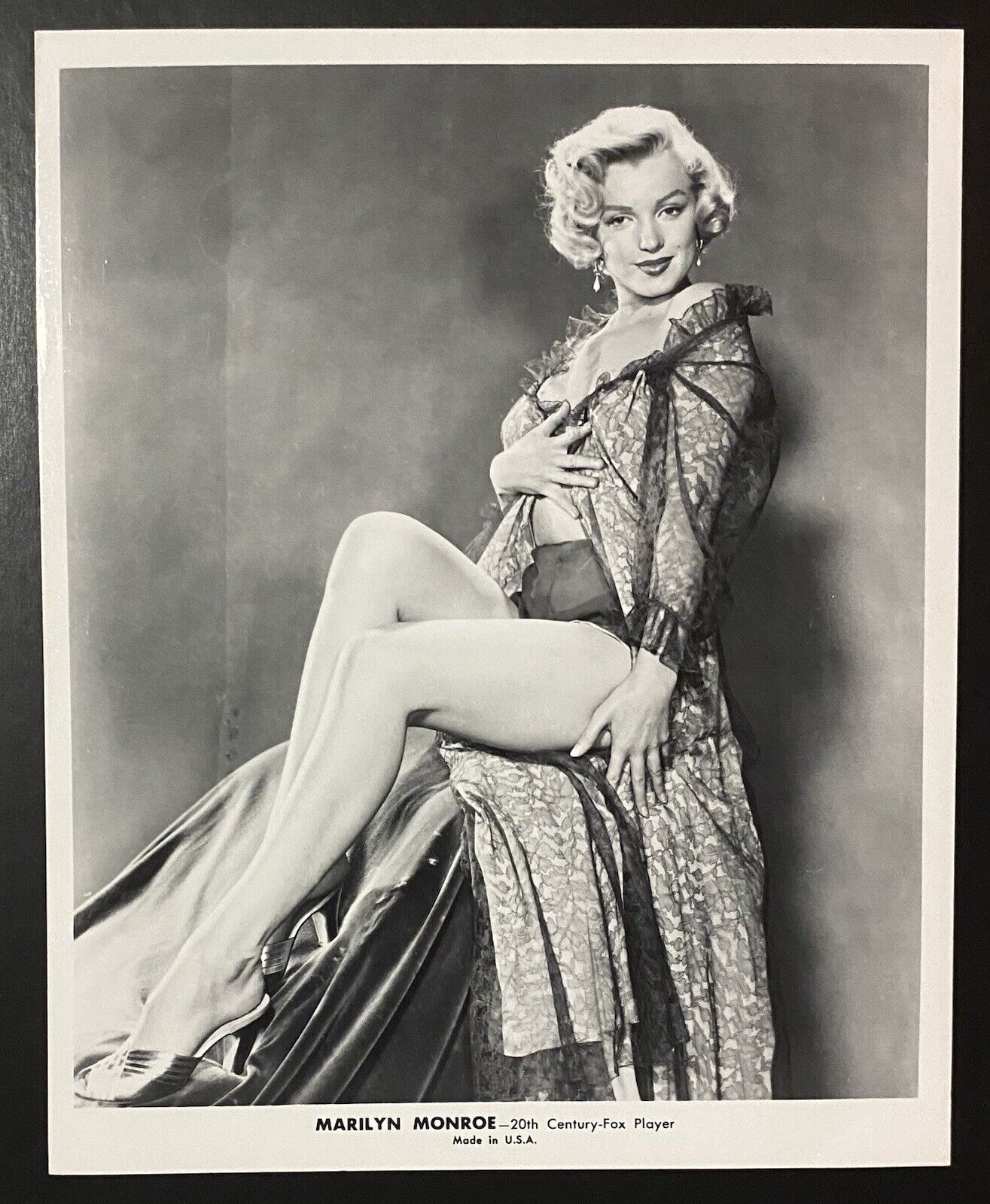 1952 Marilyn Monroe Original Photo Frank Powolny Lingerie